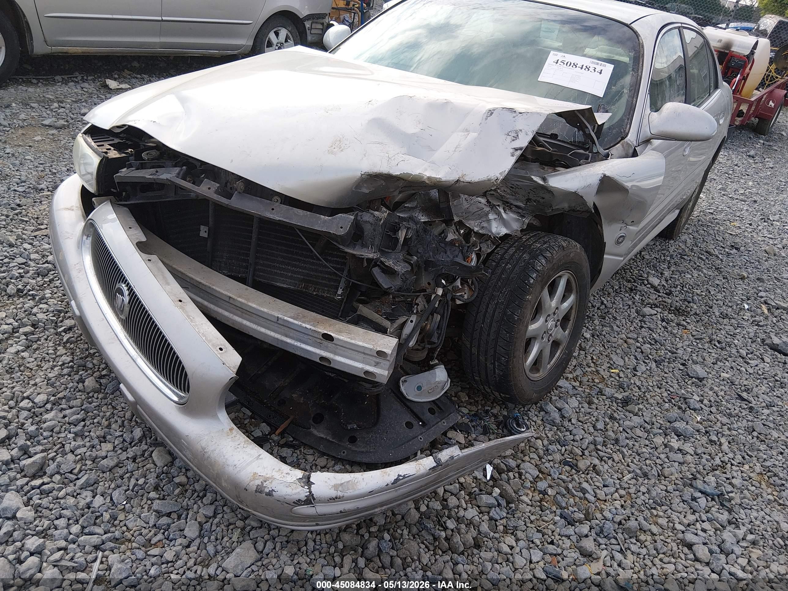 2004 Buick Lesabre Custom Silver vin: 1G4HP54K344178602