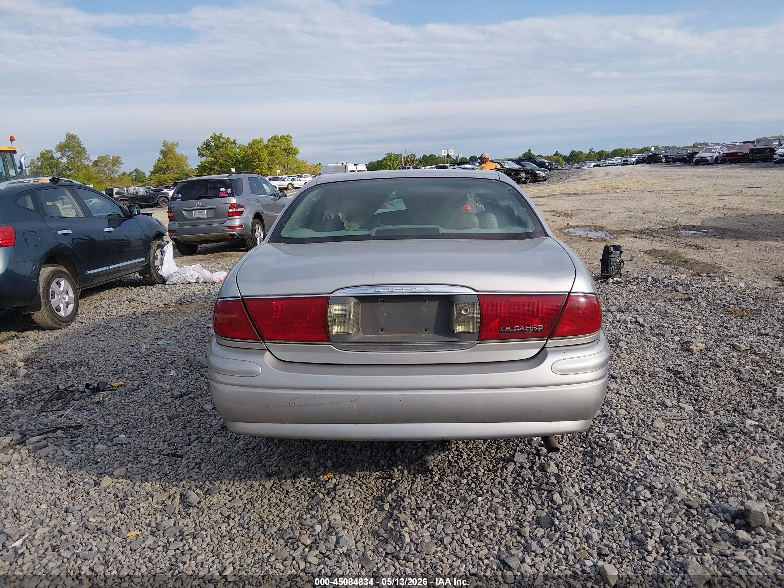 2004 Buick Lesabre Custom Silver vin: 1G4HP54K344178602