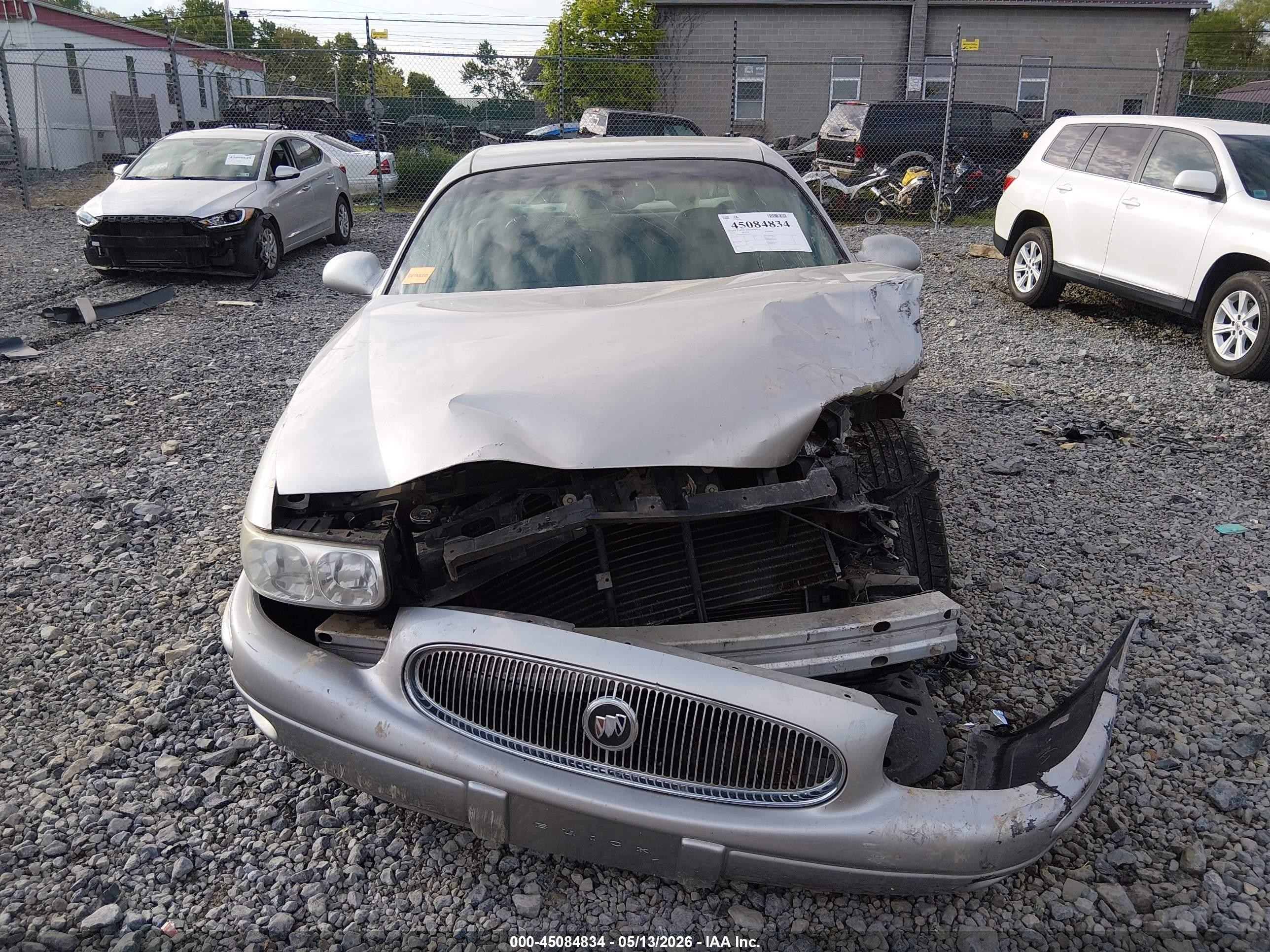 2004 Buick Lesabre Custom Silver vin: 1G4HP54K344178602