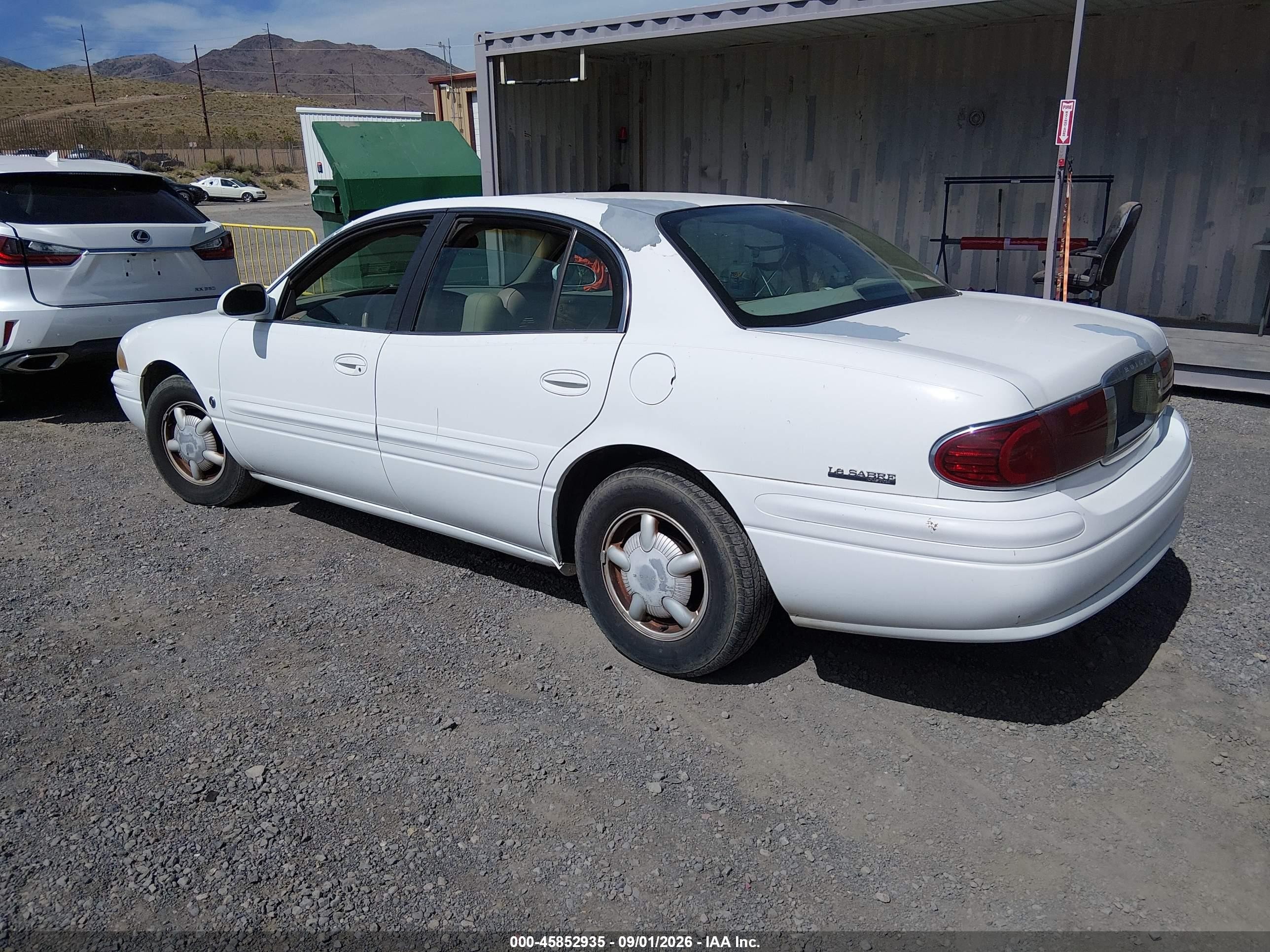 2000 Buick Lesabre Custom White vin: 1G4HP54K3Y4107308