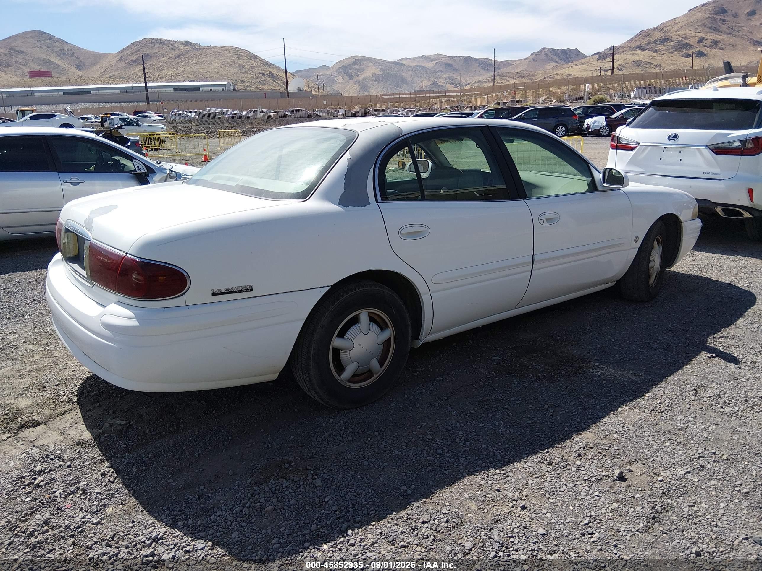 2000 Buick Lesabre Custom White vin: 1G4HP54K3Y4107308