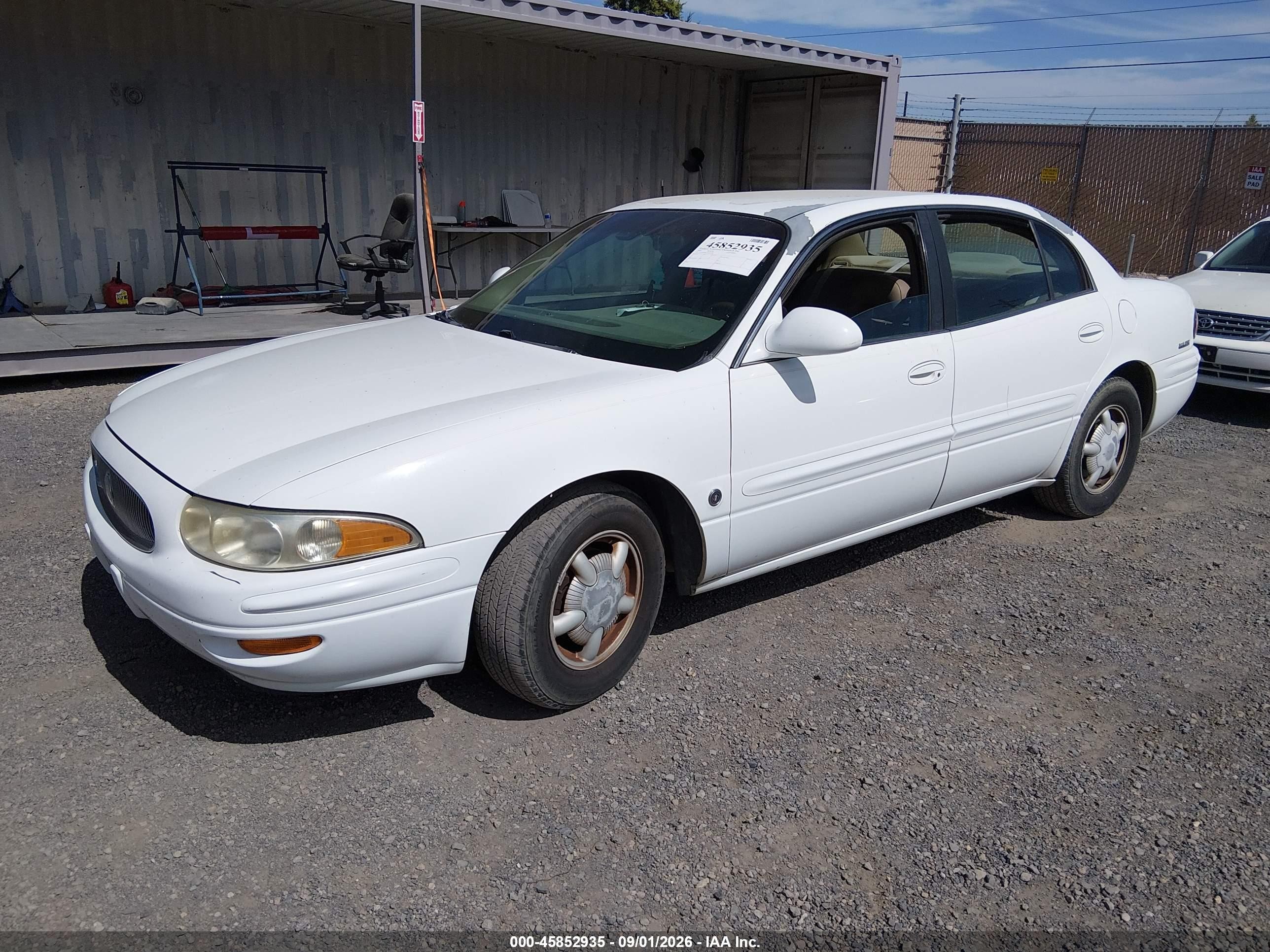 2000 Buick Lesabre Custom White vin: 1G4HP54K3Y4107308