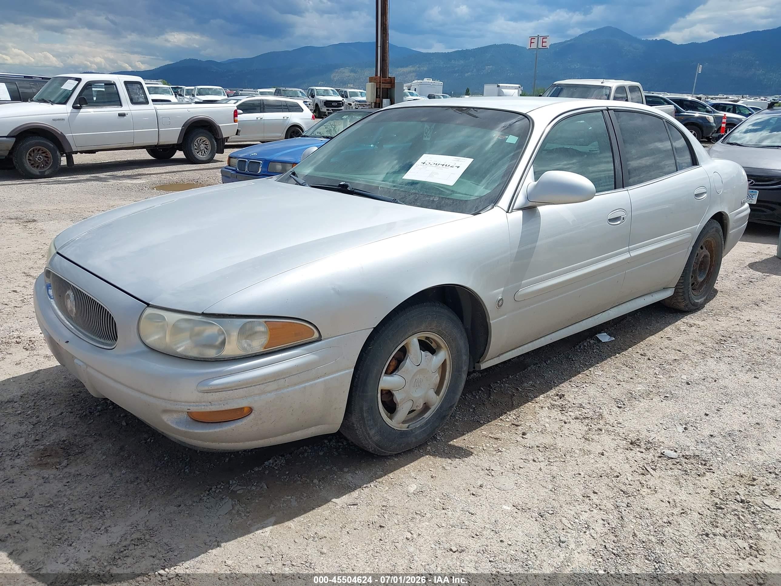 2001 Buick Lesabre Custom White vin: 1G4HP54K414215832