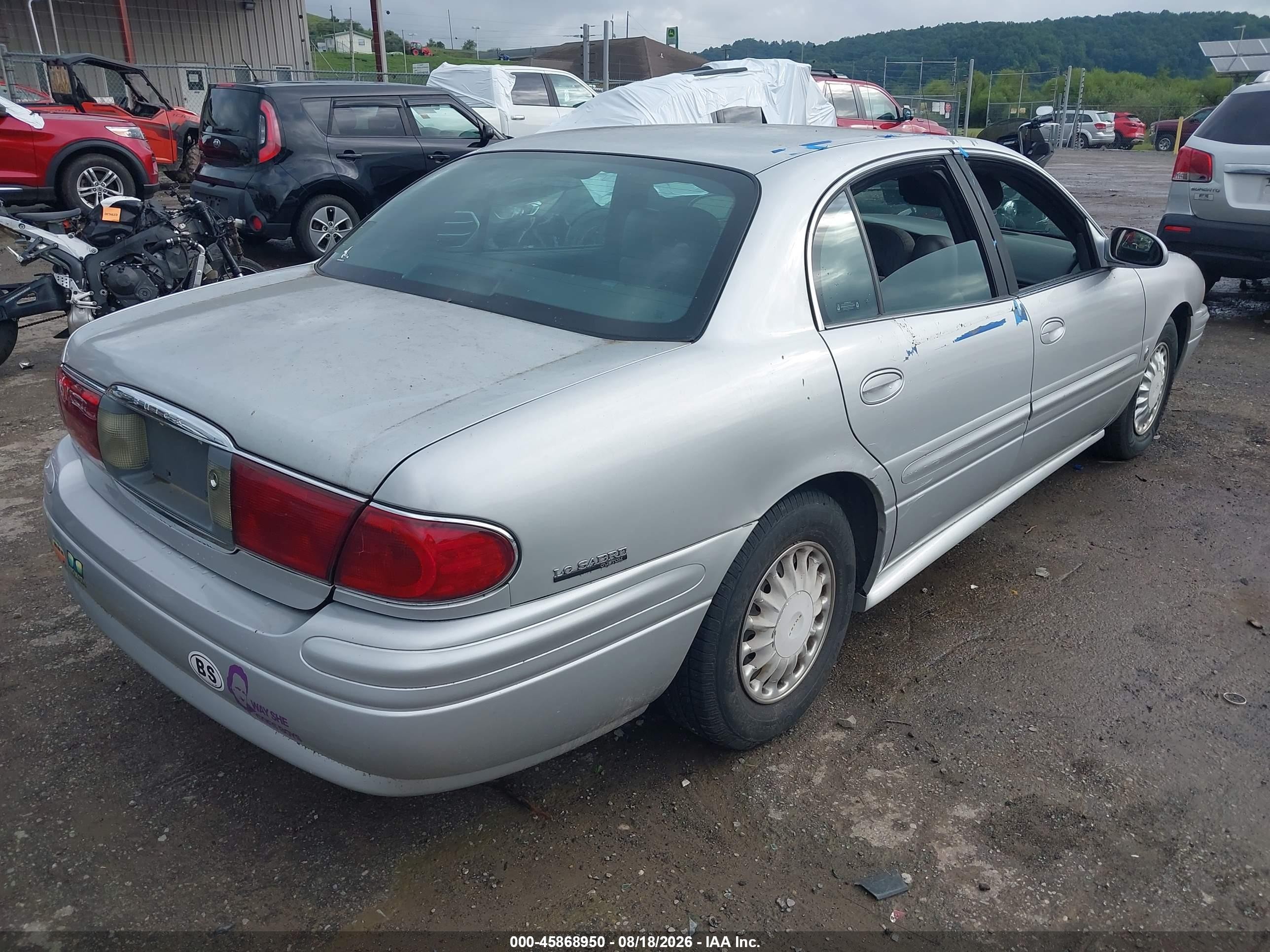 2002 Buick Lesabre Custom Серебряный vin: 1G4HP54K42U297160