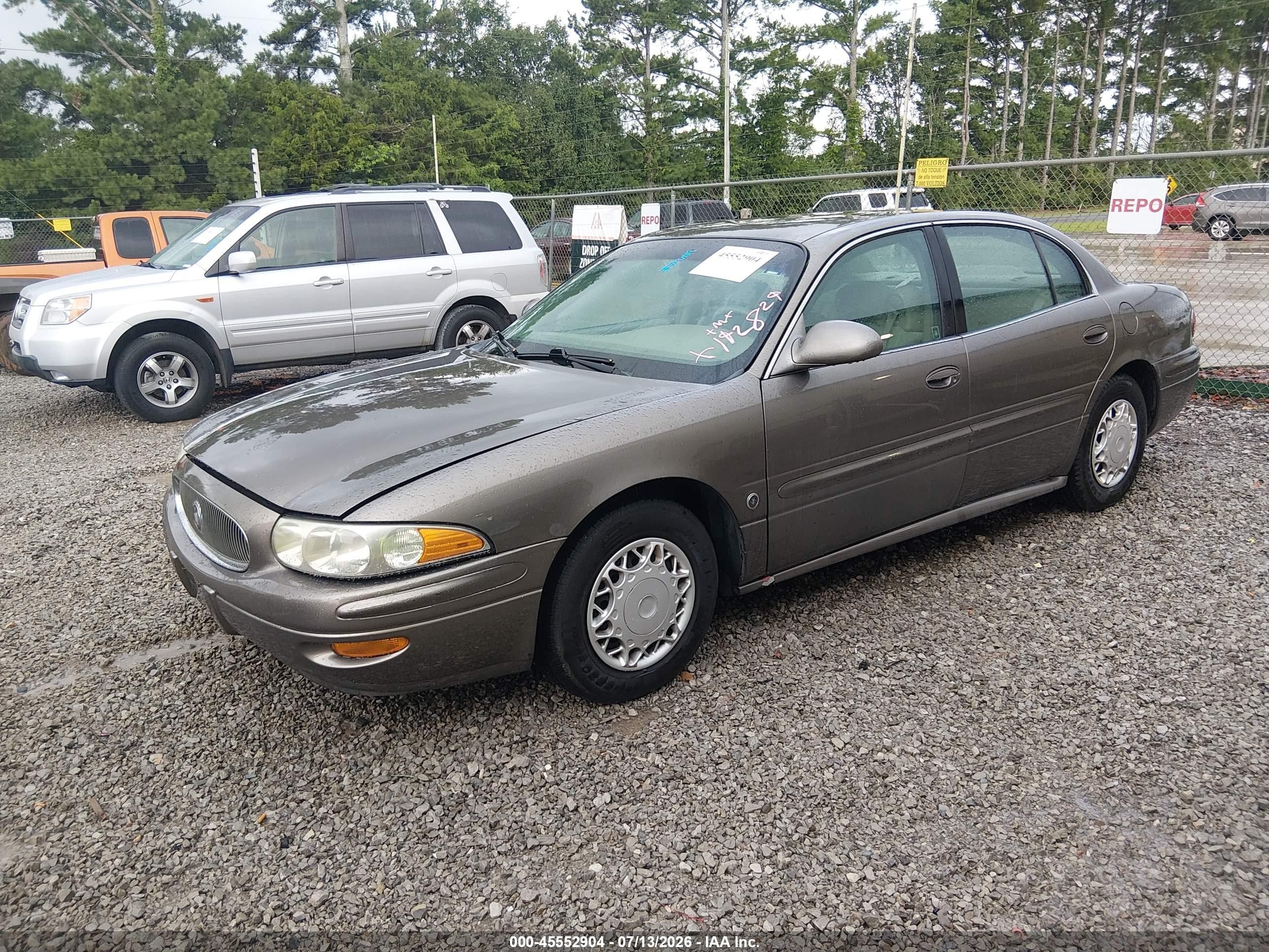 2003 Buick Lesabre Custom Gray vin: 1G4HP54K43U192829
