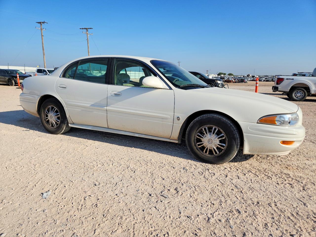 2004 Buick Lesabre White vin: 1G4HP54K44U172209