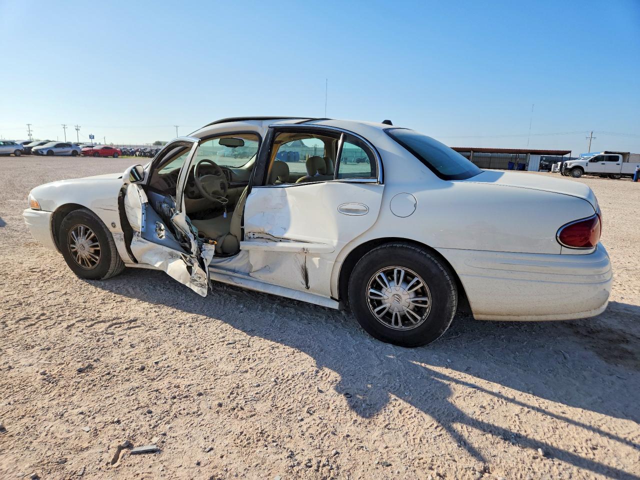 2004 Buick Lesabre White vin: 1G4HP54K44U172209