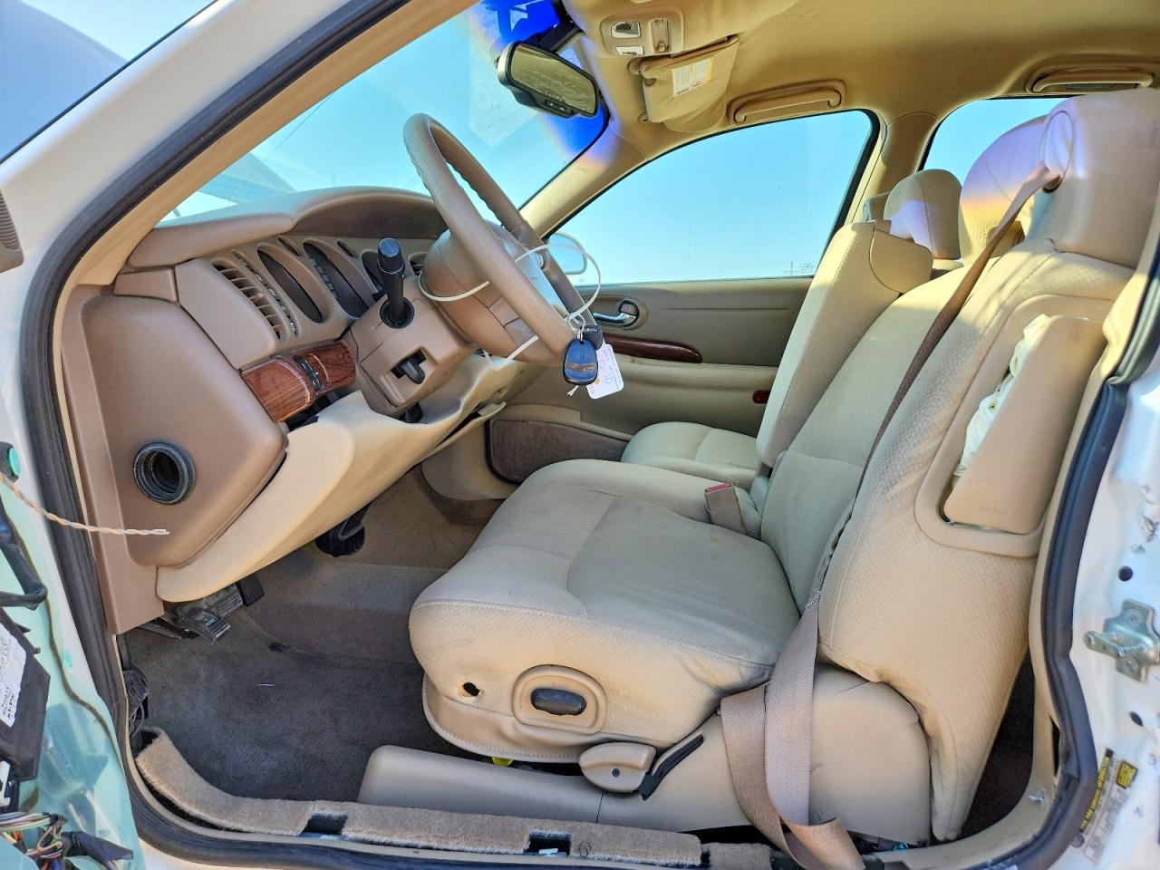 2004 Buick Lesabre White vin: 1G4HP54K44U172209