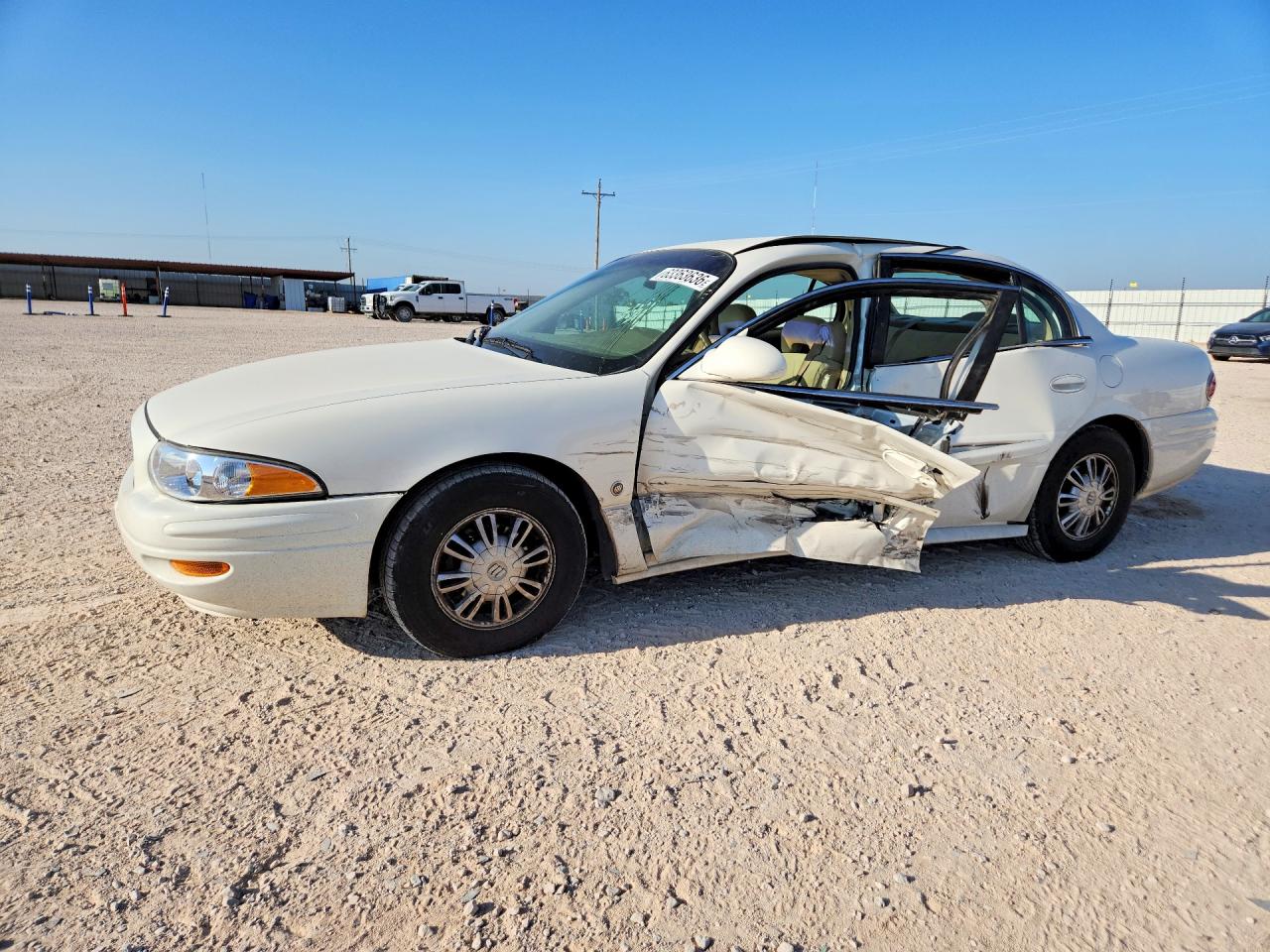 2004 Buick Lesabre White vin: 1G4HP54K44U172209