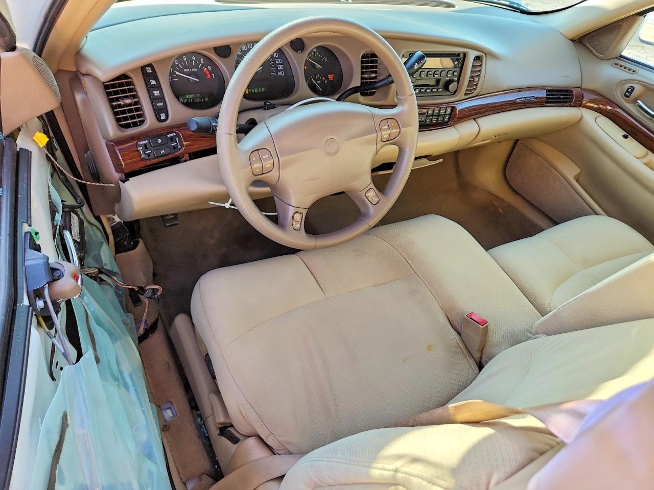 2004 Buick Lesabre White vin: 1G4HP54K44U172209