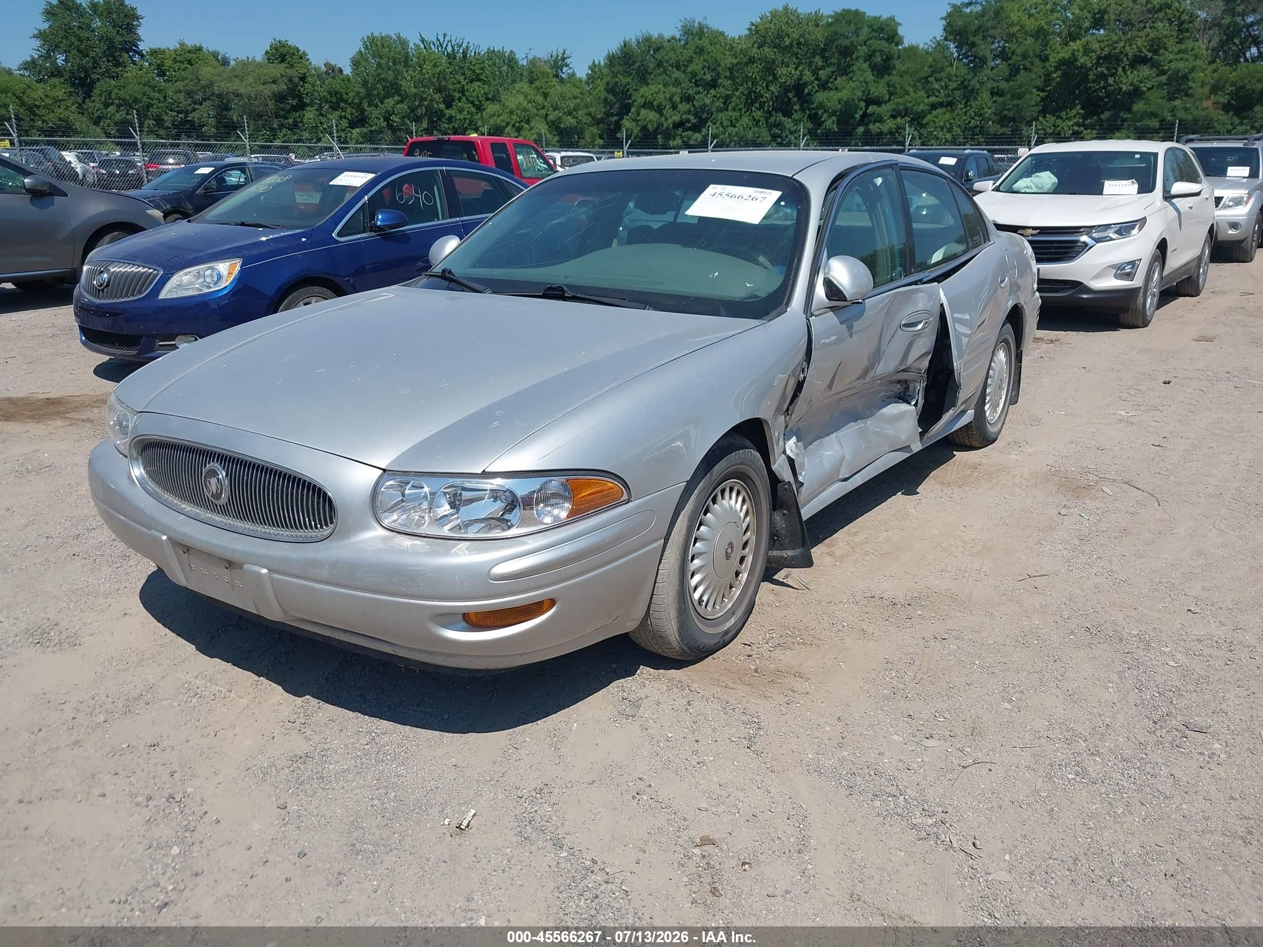 2000 Buick Lesabre Custom Silver vin: 1G4HP54K4Y4273465