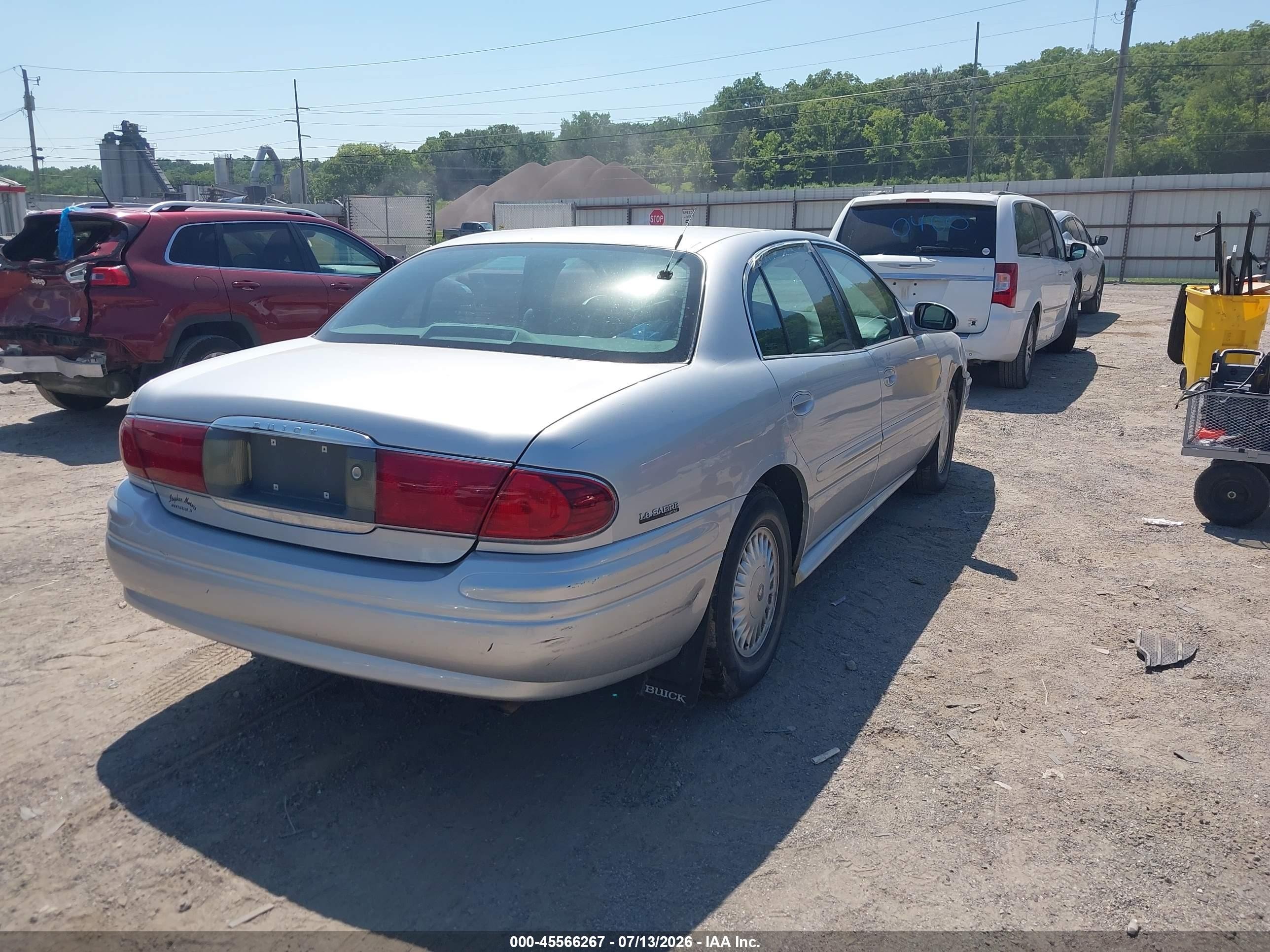 2000 Buick Lesabre Custom Silver vin: 1G4HP54K4Y4273465