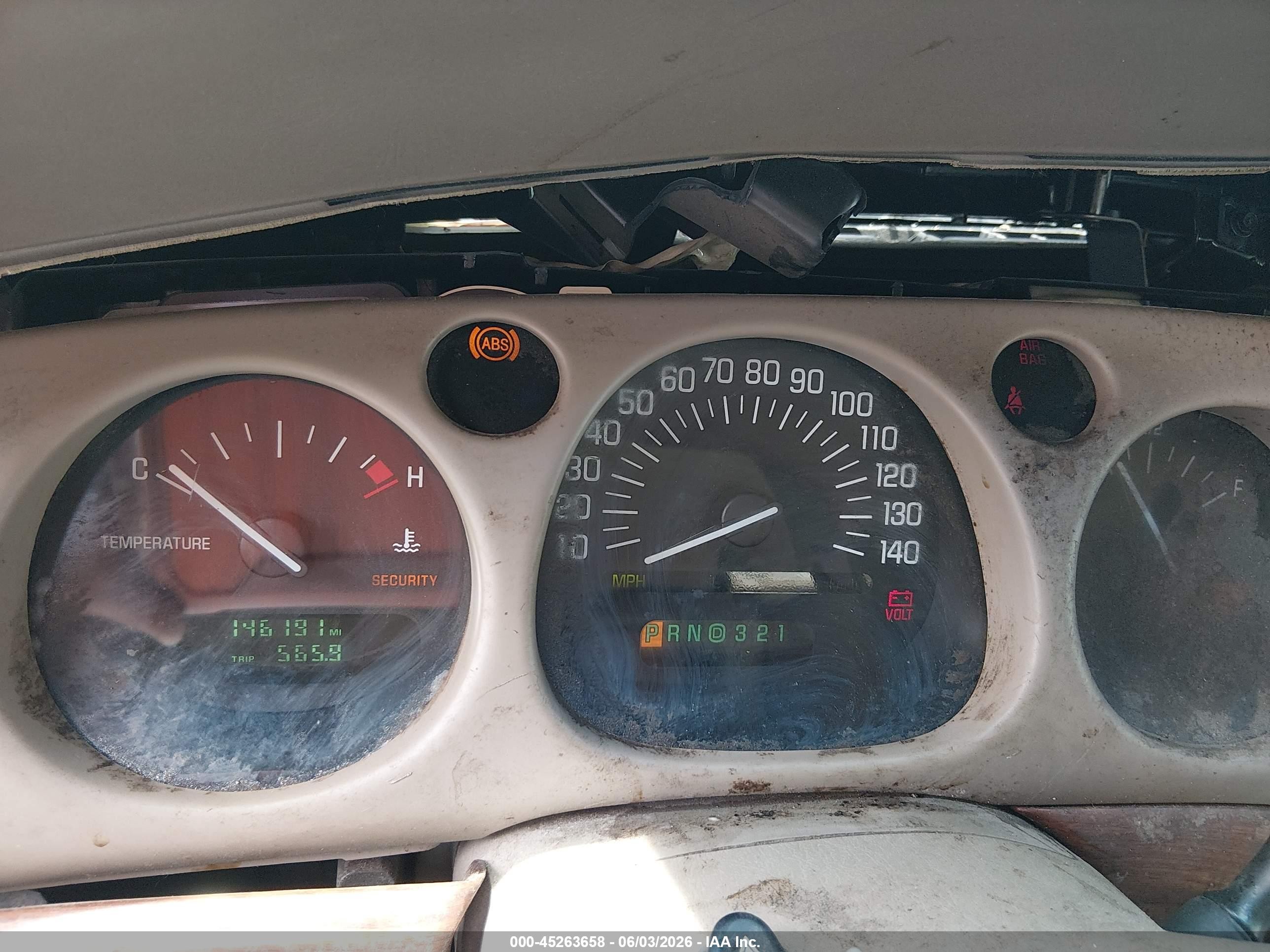 2000 Buick Lesabre Custom Gold vin: 1G4HP54K4YU296681