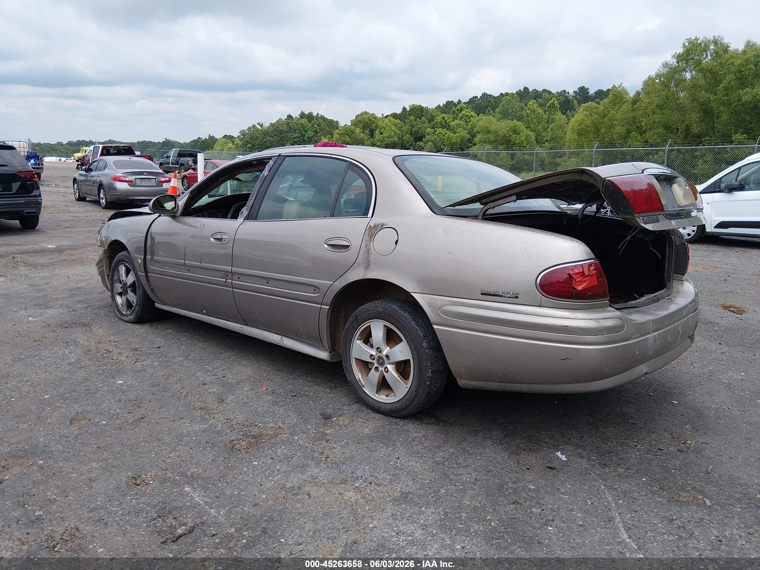 2000 Buick Lesabre Custom Gold vin: 1G4HP54K4YU296681