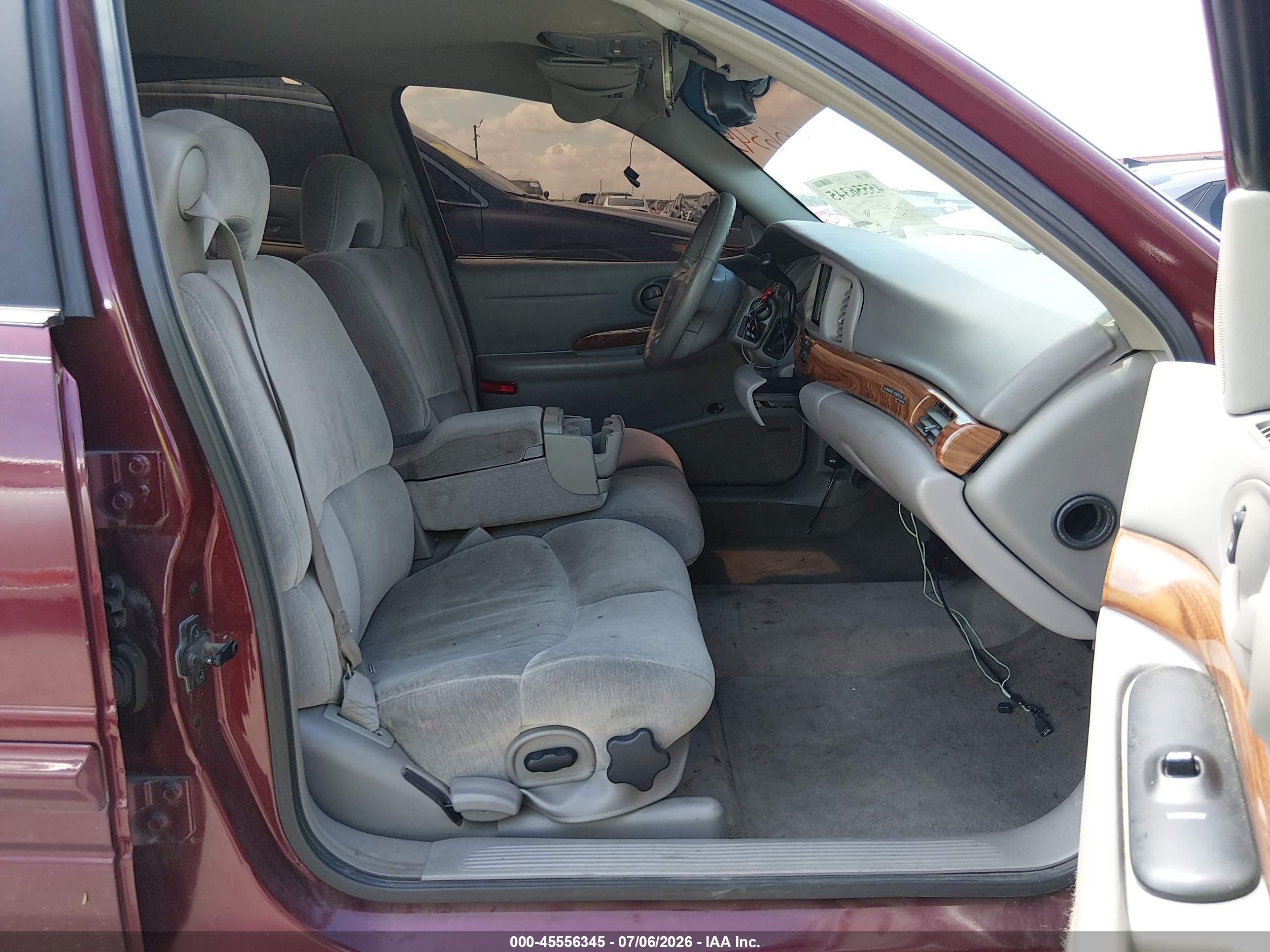2001 Buick Lesabre Custom Maroon vin: 1G4HP54K514184610