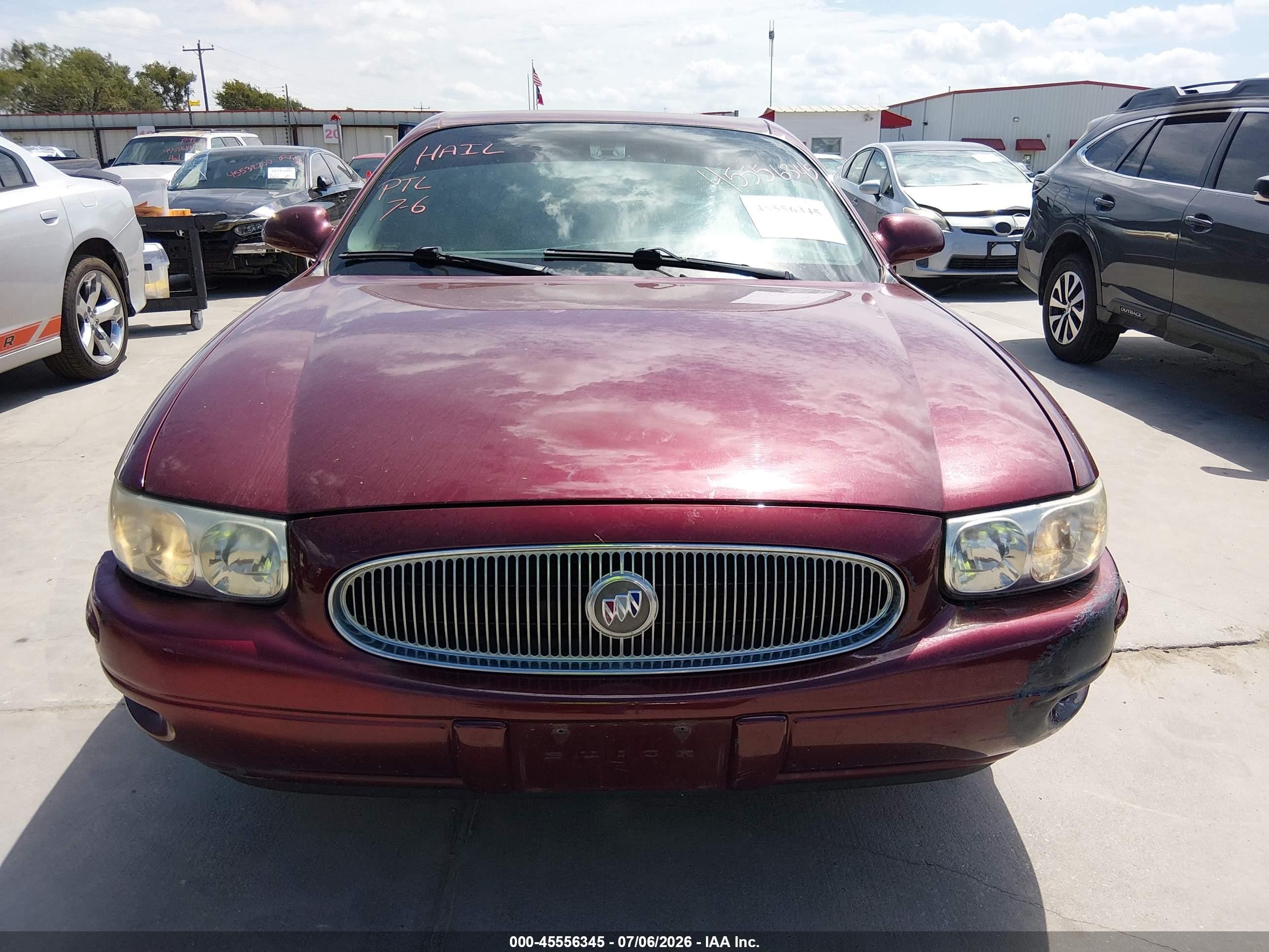 2001 Buick Lesabre Custom Maroon vin: 1G4HP54K514184610
