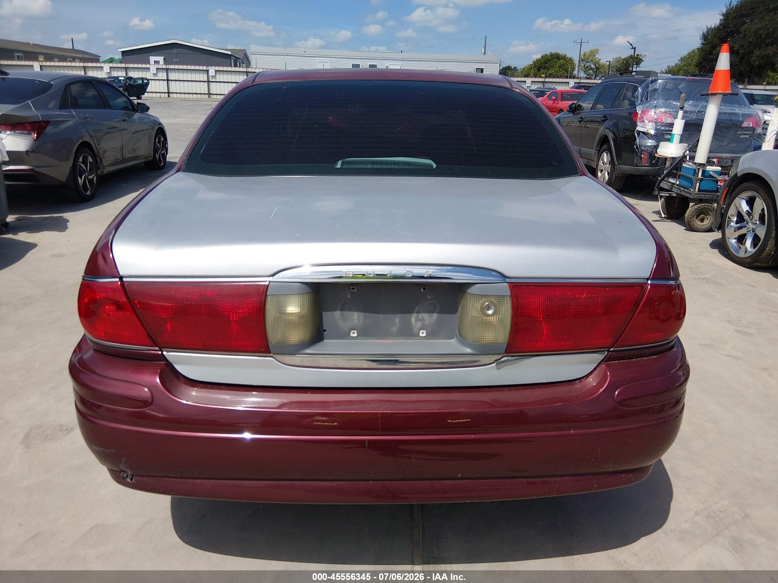 2001 Buick Lesabre Custom Maroon vin: 1G4HP54K514184610