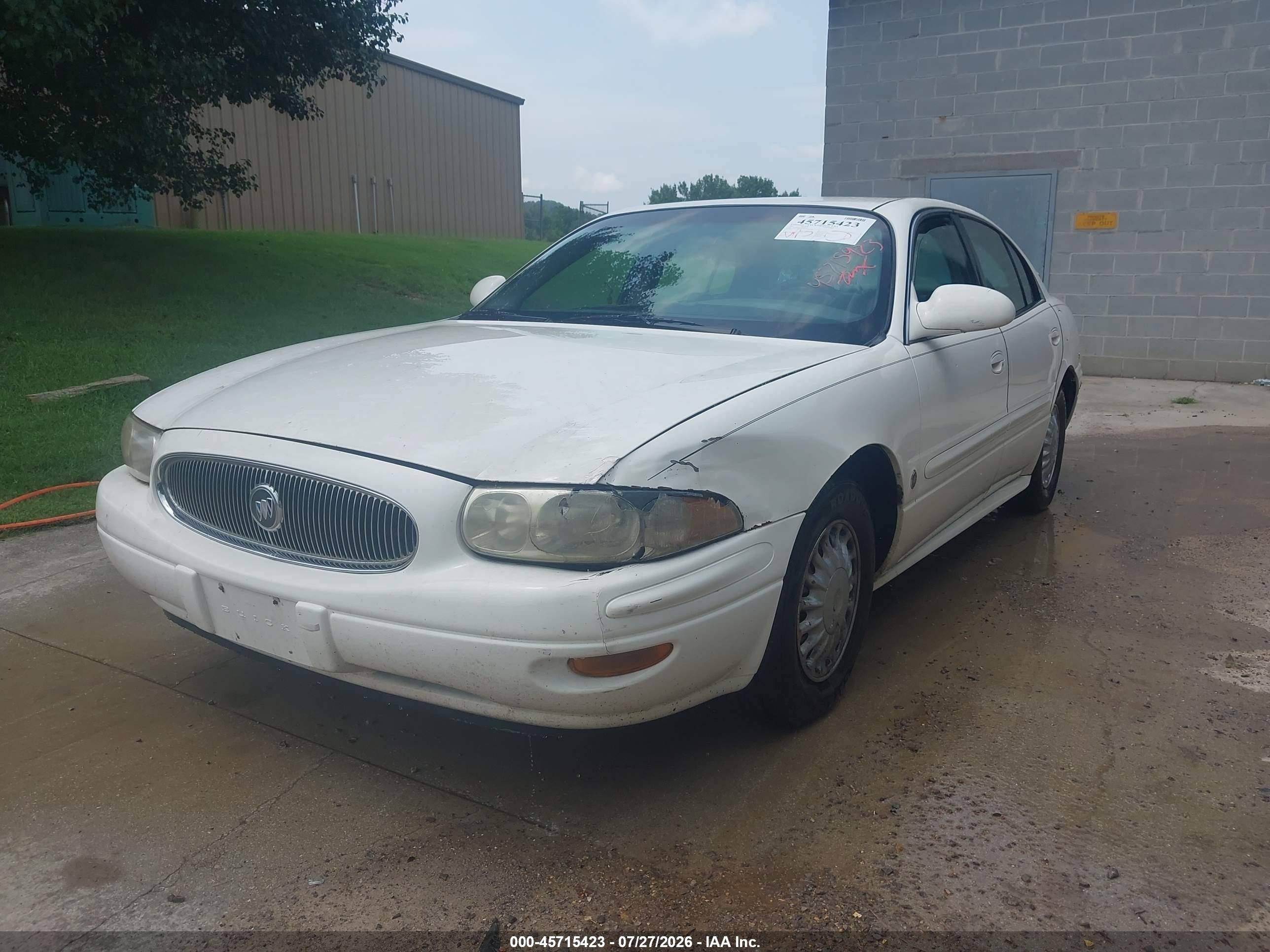 2001 Buick Lesabre Custom White vin: 1G4HP54K514265607