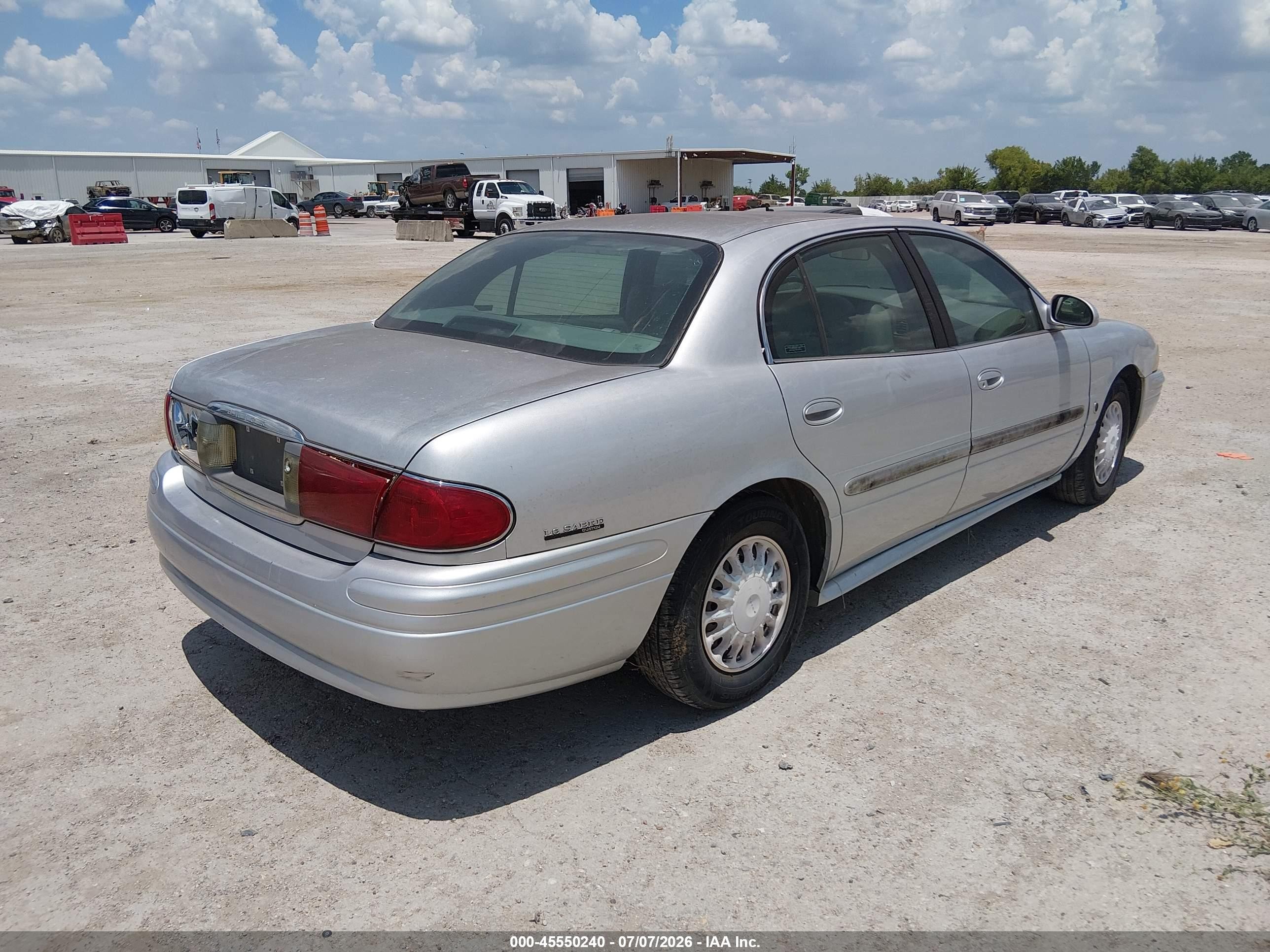 2001 Buick Lesabre Custom Silver vin: 1G4HP54K51U147900