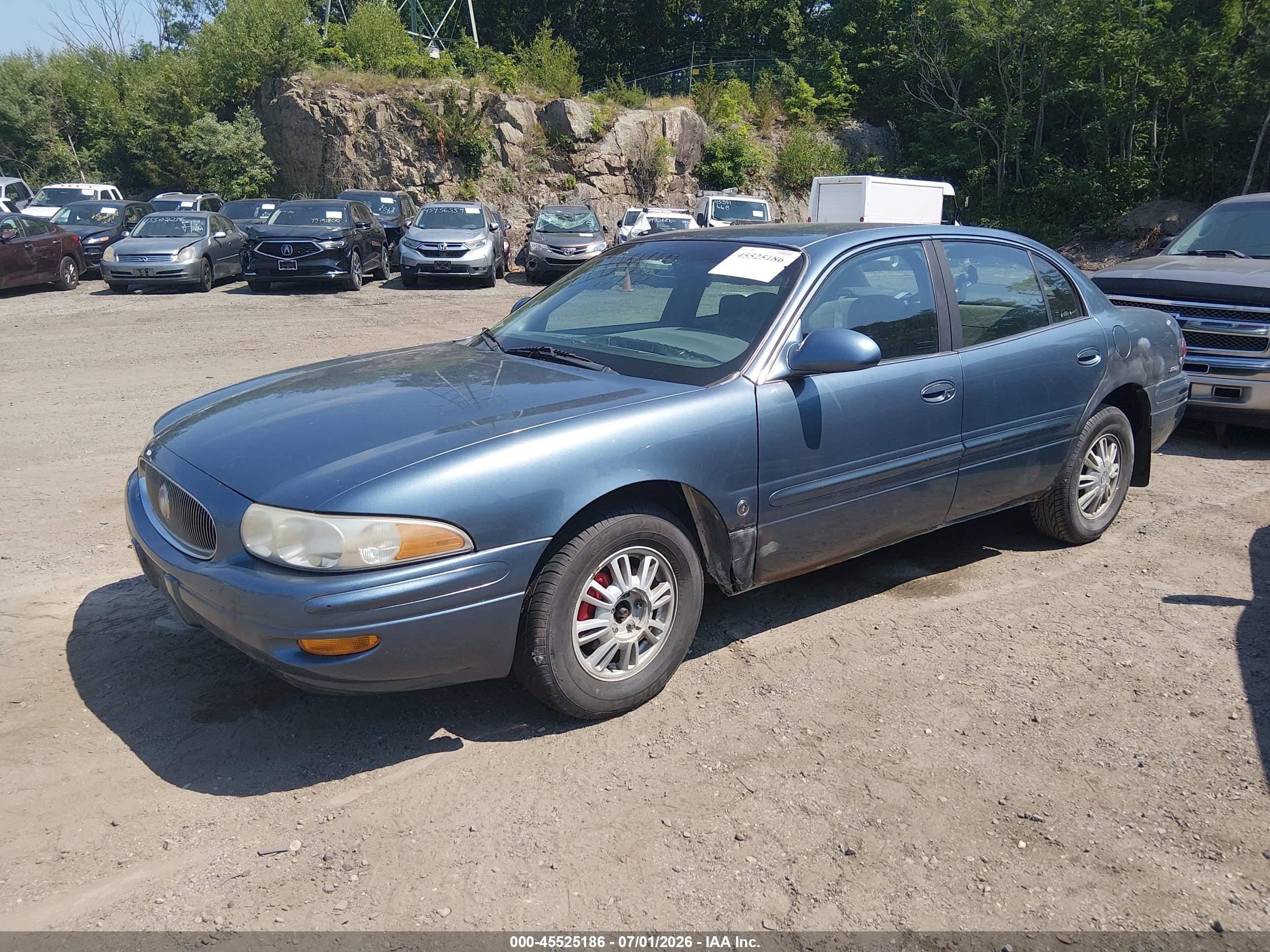 2002 Buick Lesabre Custom Blue vin: 1G4HP54K524220376
