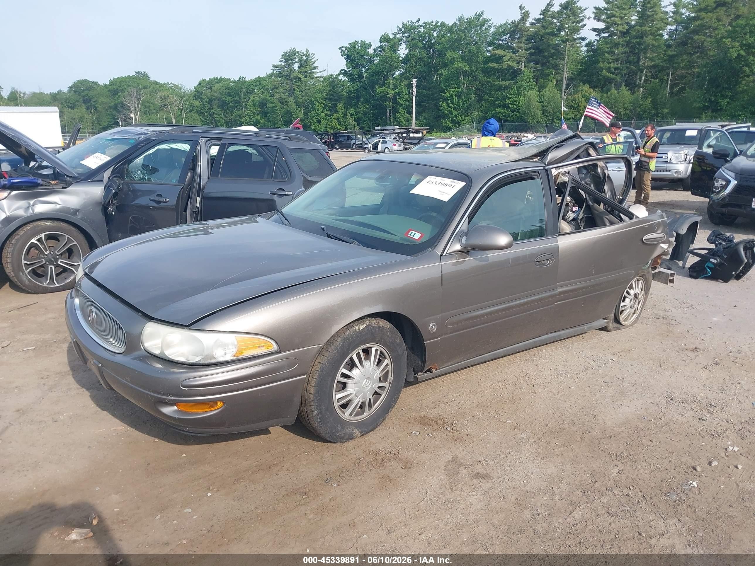 2002 Buick Lesabre Custom Beige vin: 1G4HP54K52U173978