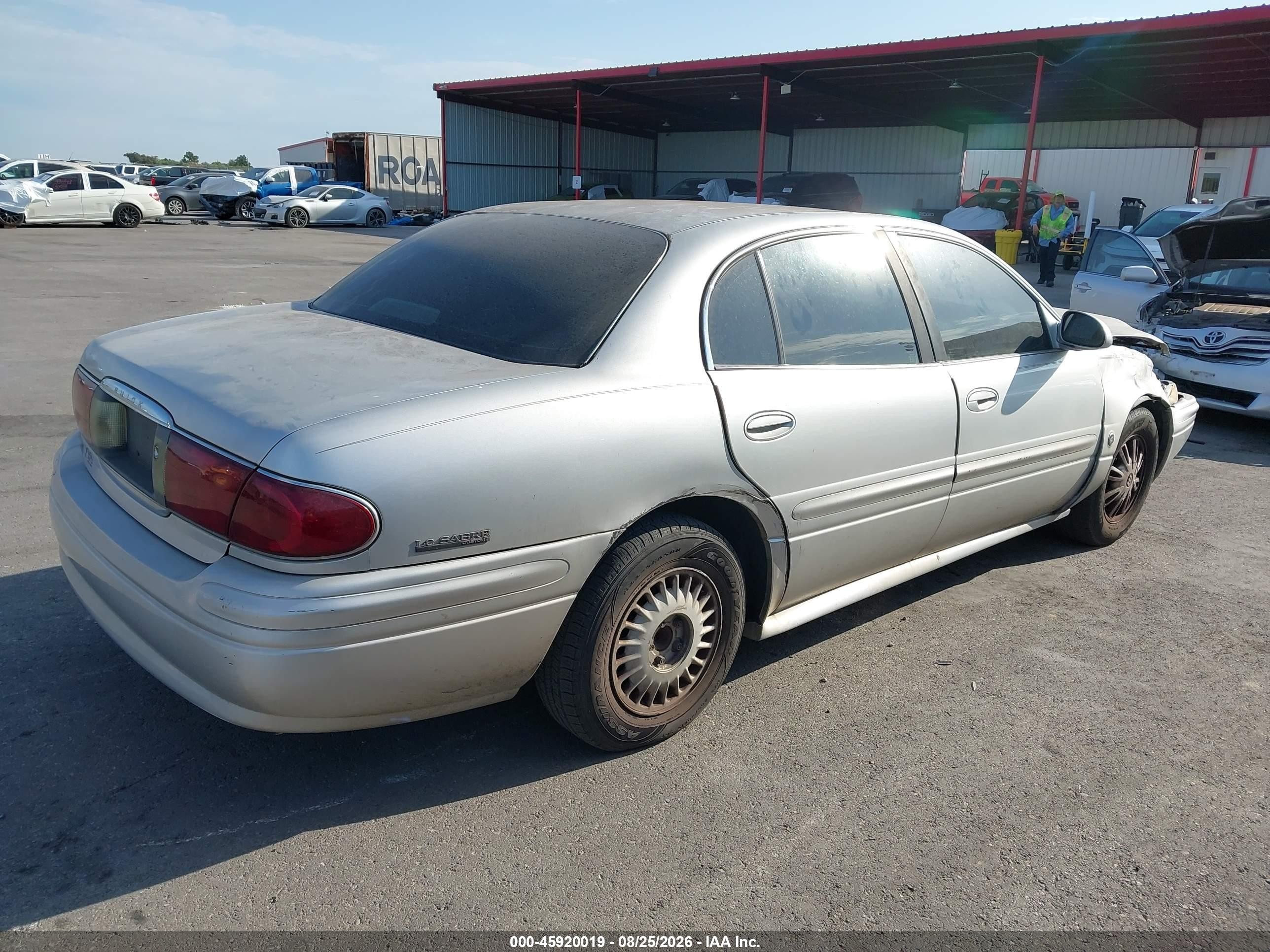 2002 Buick Lesabre Custom Серебряный vin: 1G4HP54K52U190201