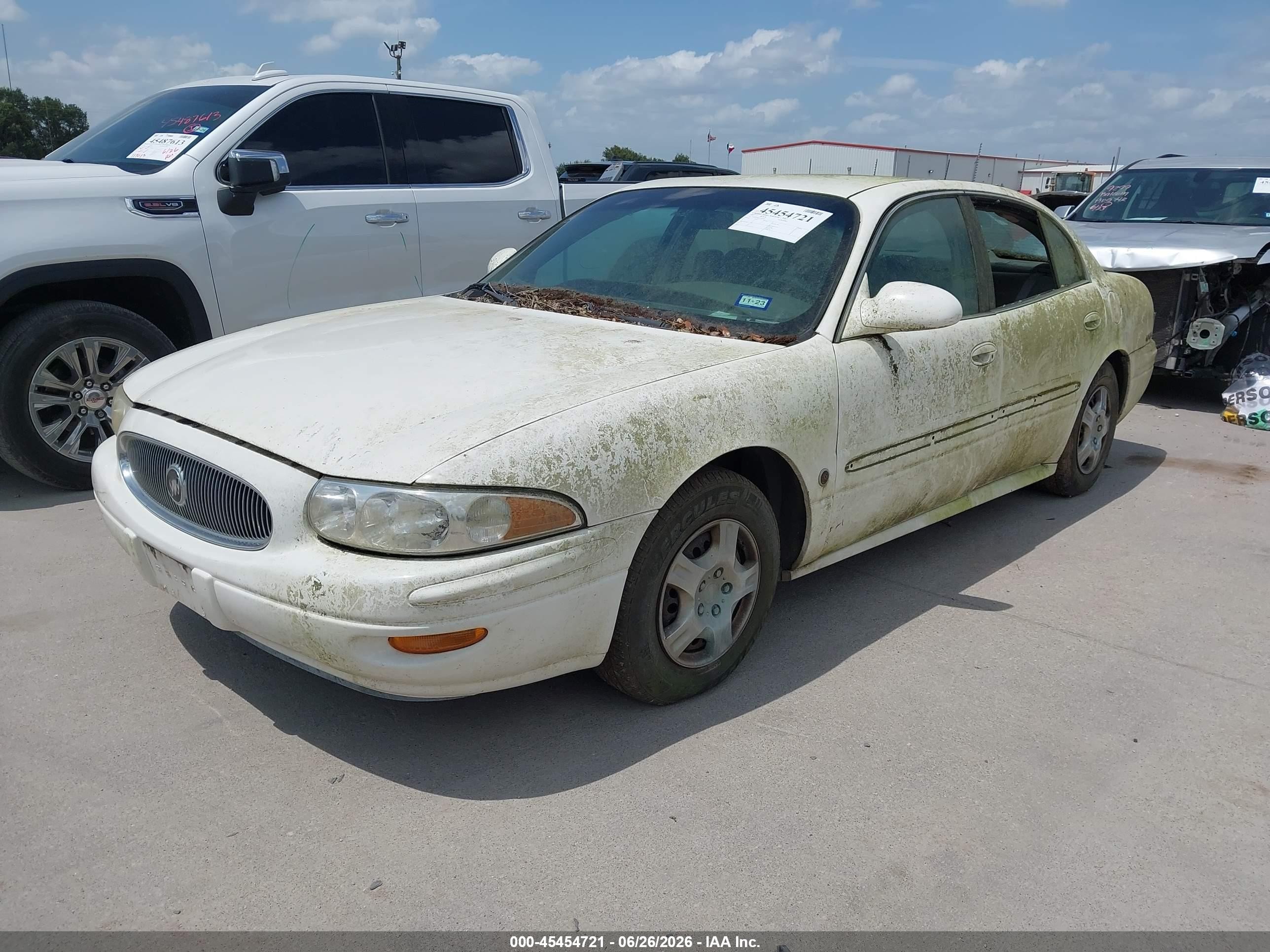 2001 Buick Lesabre Custom White vin: 1G4HP54K614164933