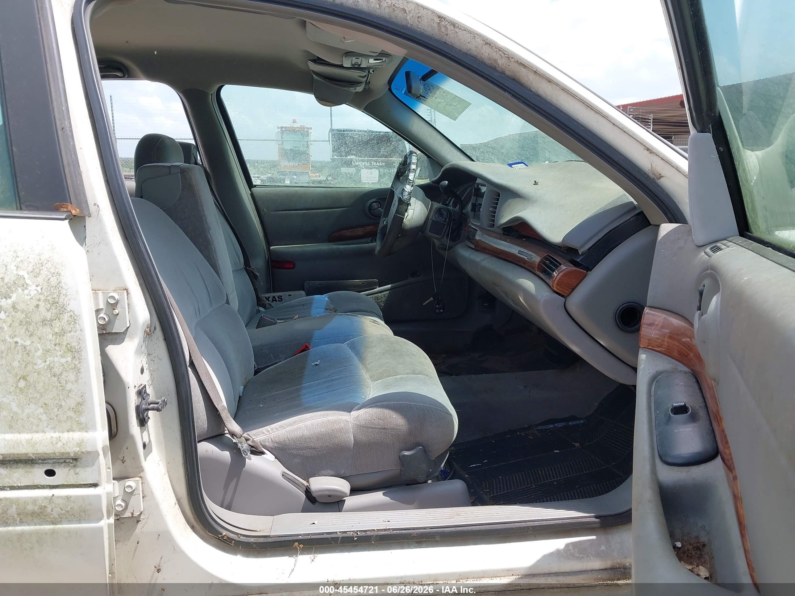 2001 Buick Lesabre Custom White vin: 1G4HP54K614164933
