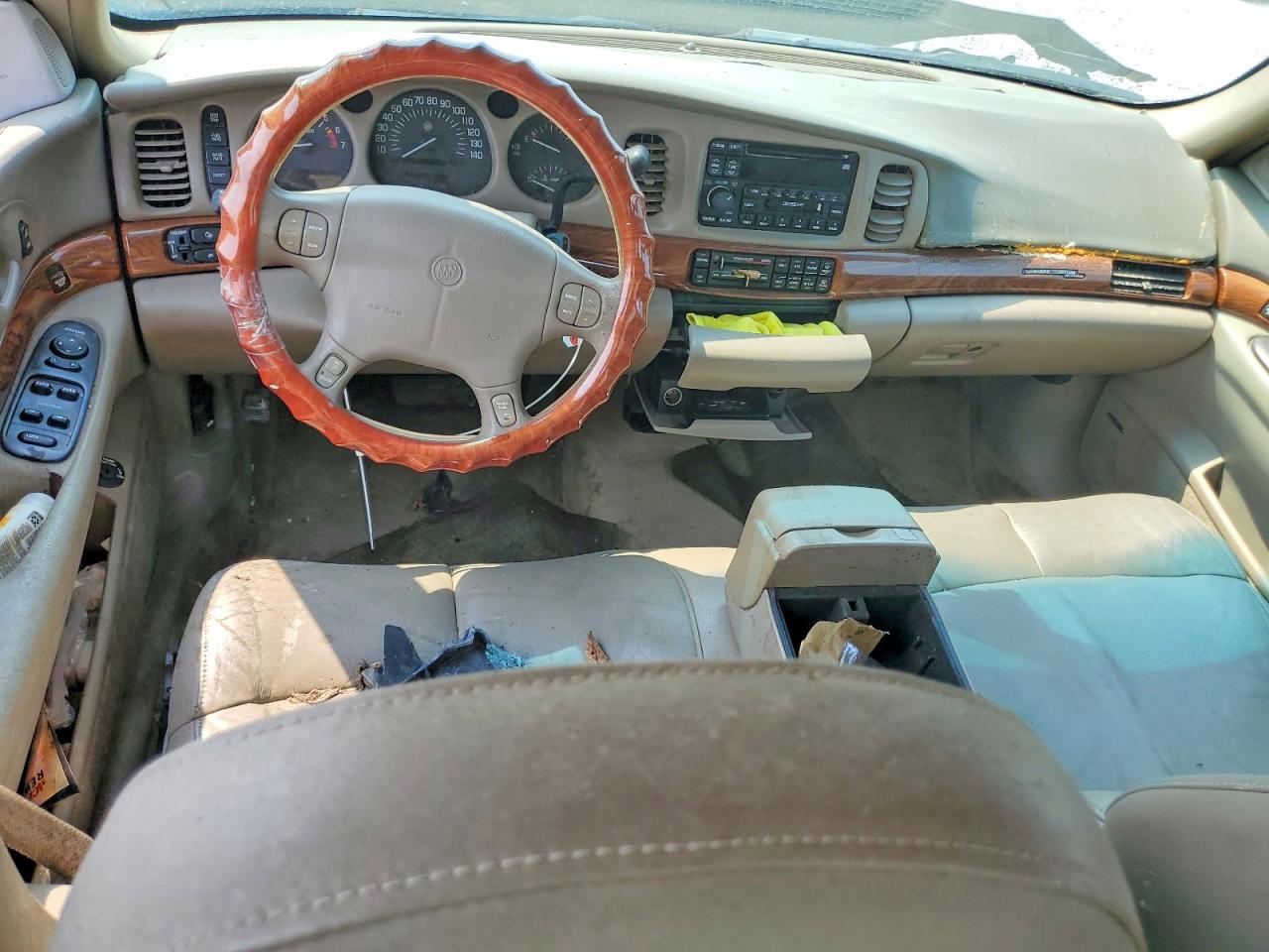 2001 Buick Lesabre Custom Beige vin: 1G4HP54K614253126