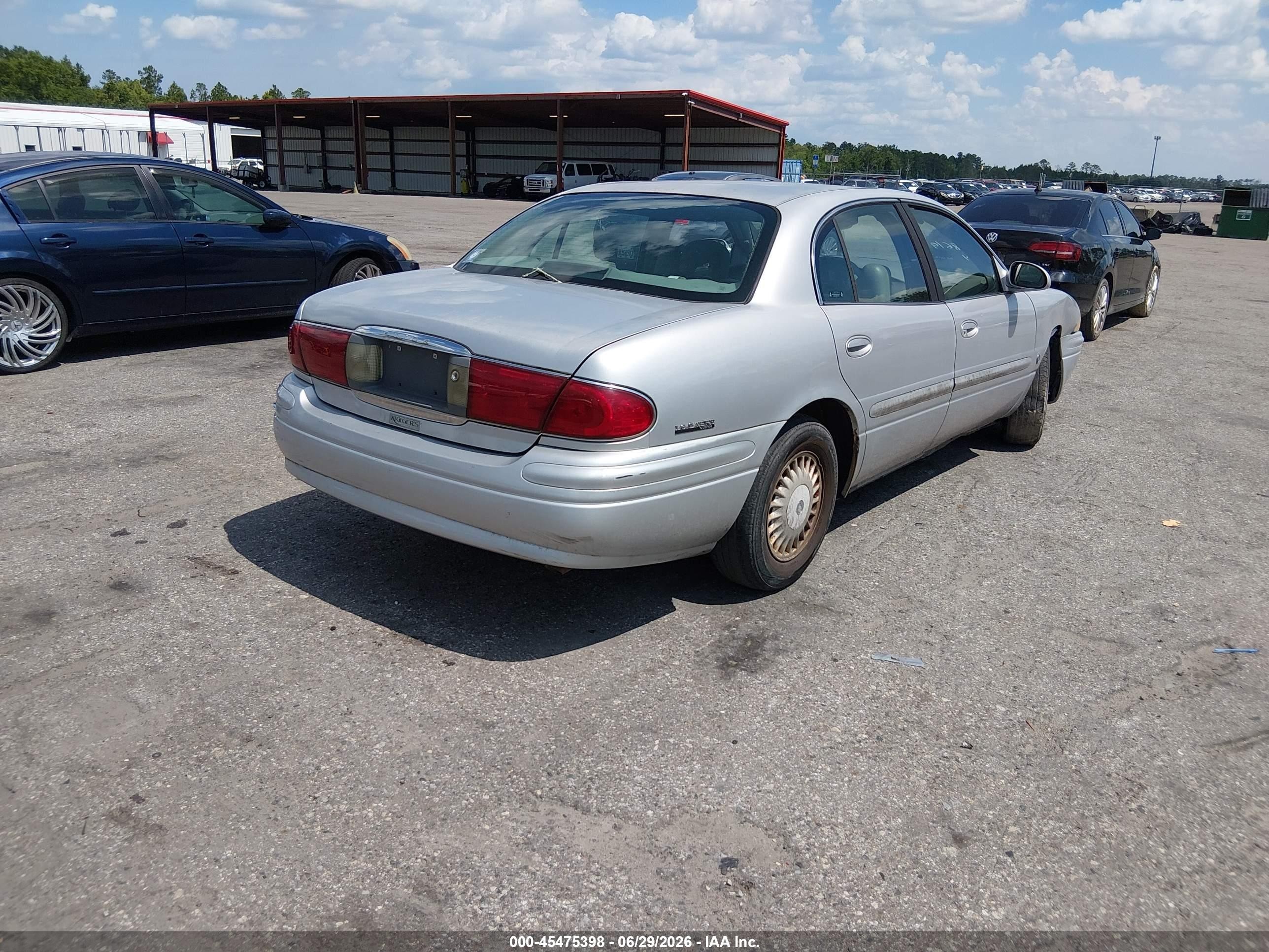 2001 Buick Lesabre Custom Silver vin: 1G4HP54K614288619