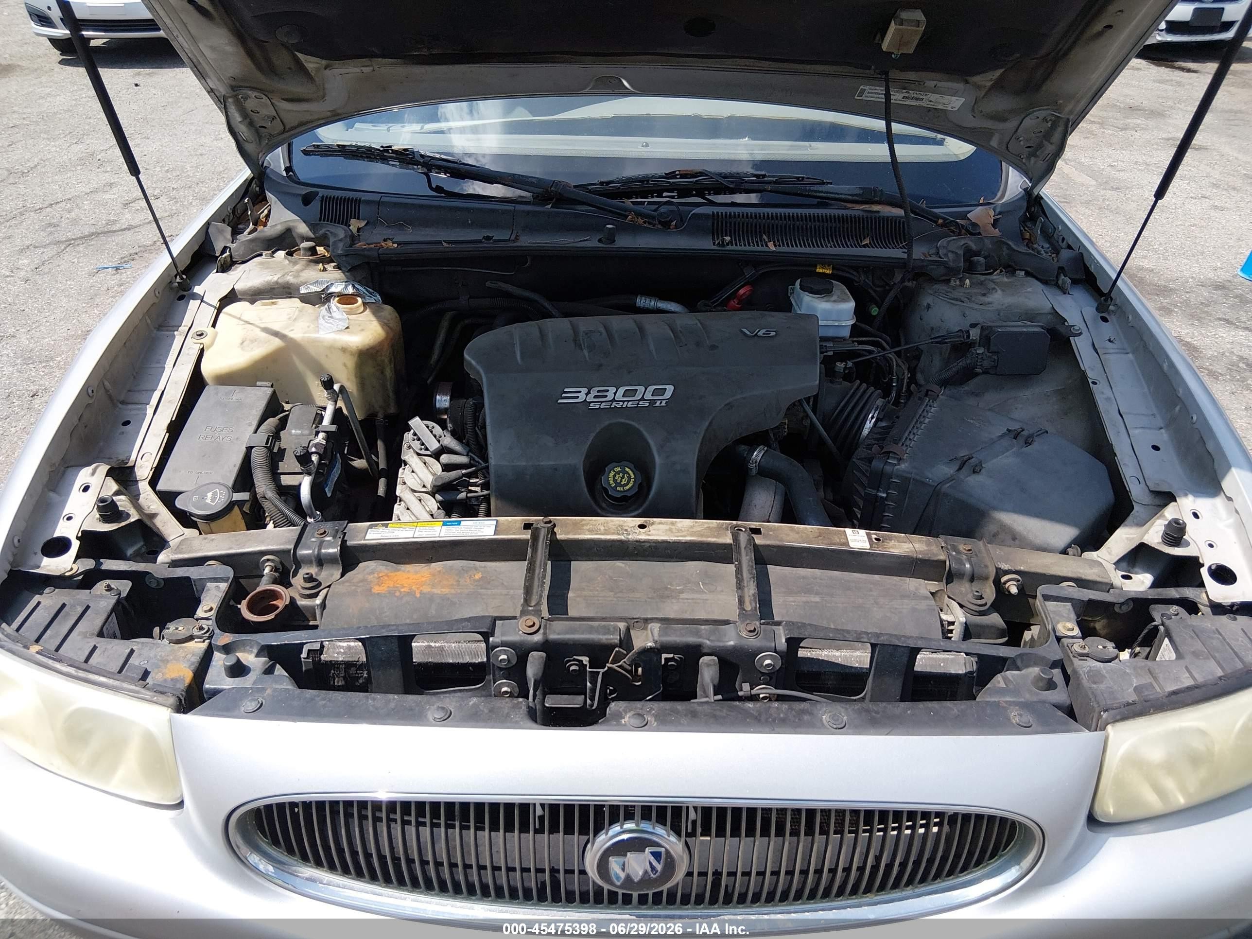 2001 Buick Lesabre Custom Silver vin: 1G4HP54K614288619