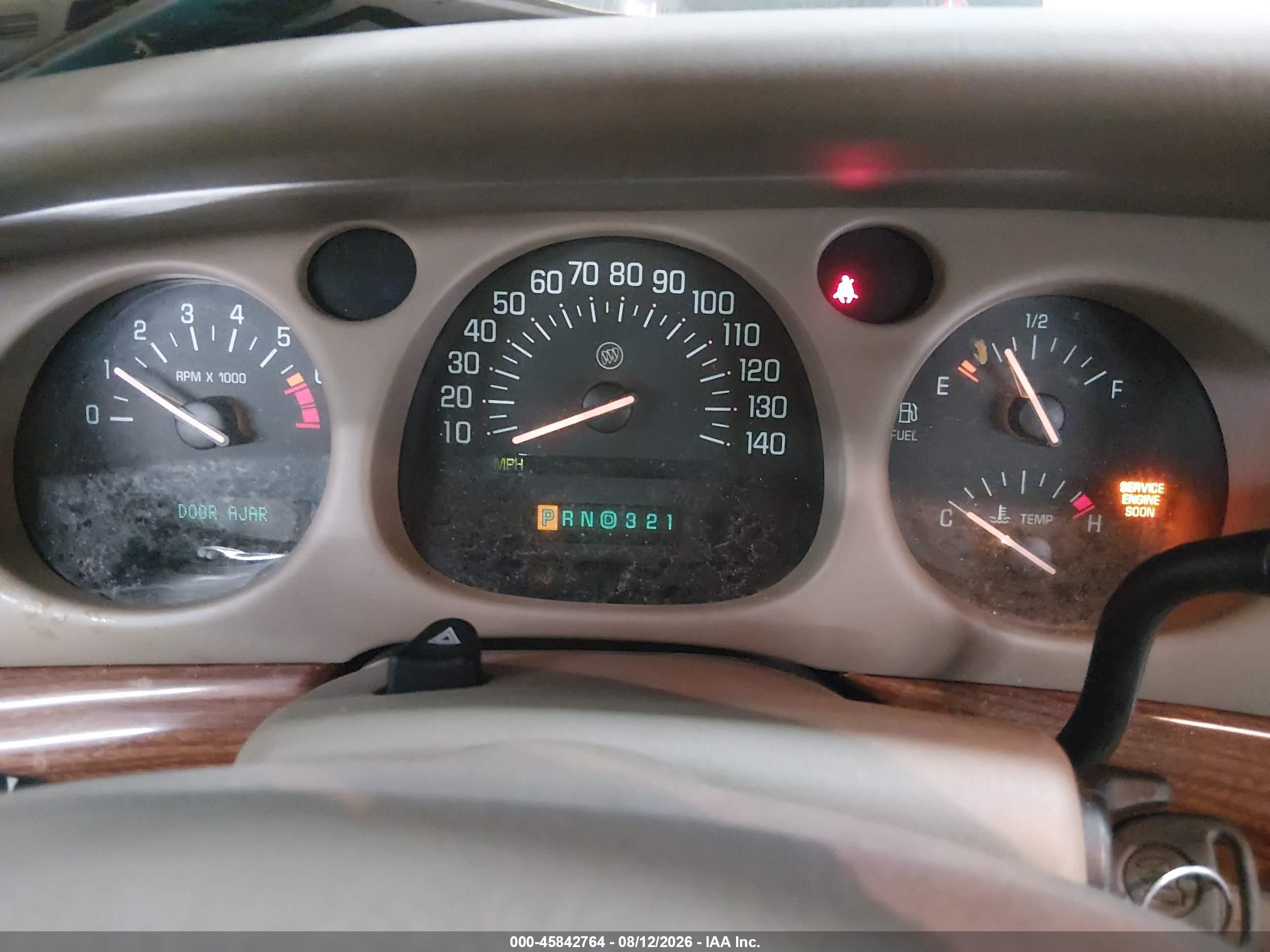 2001 Buick Lesabre Custom Brown vin: 1G4HP54K61U291682
