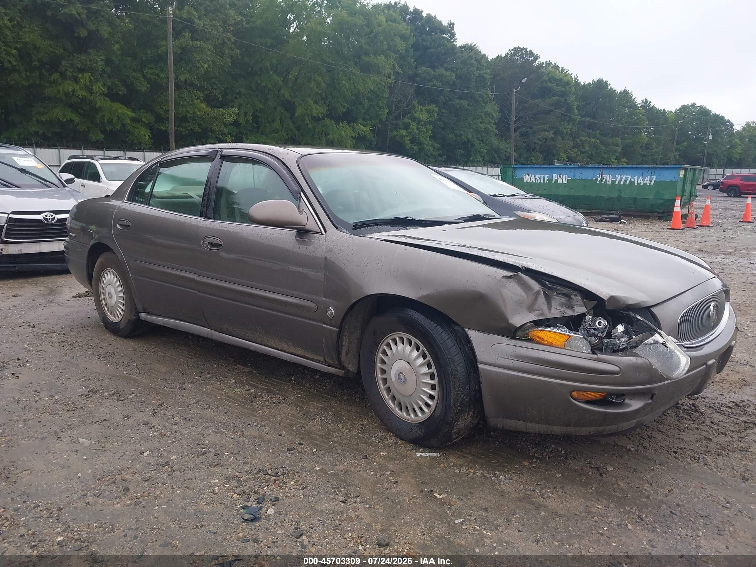 2001 Buick Lesabre Custom Gray vin: 1G4HP54K714287690