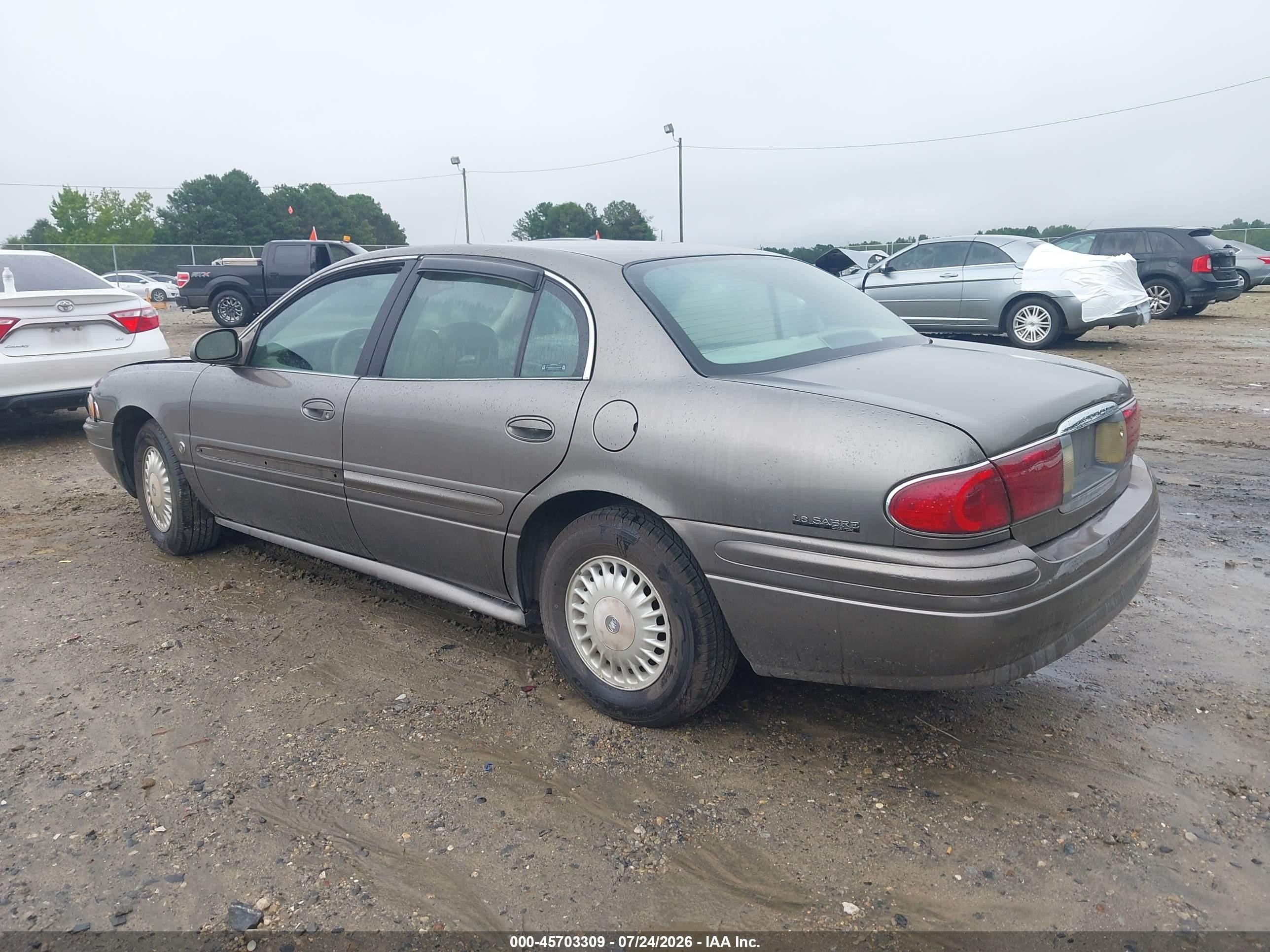 2001 Buick Lesabre Custom Gray vin: 1G4HP54K714287690