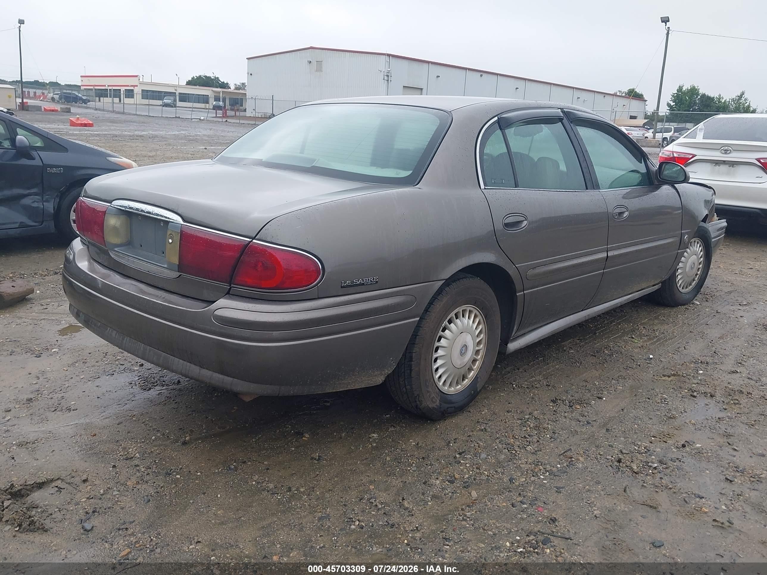 2001 Buick Lesabre Custom Gray vin: 1G4HP54K714287690