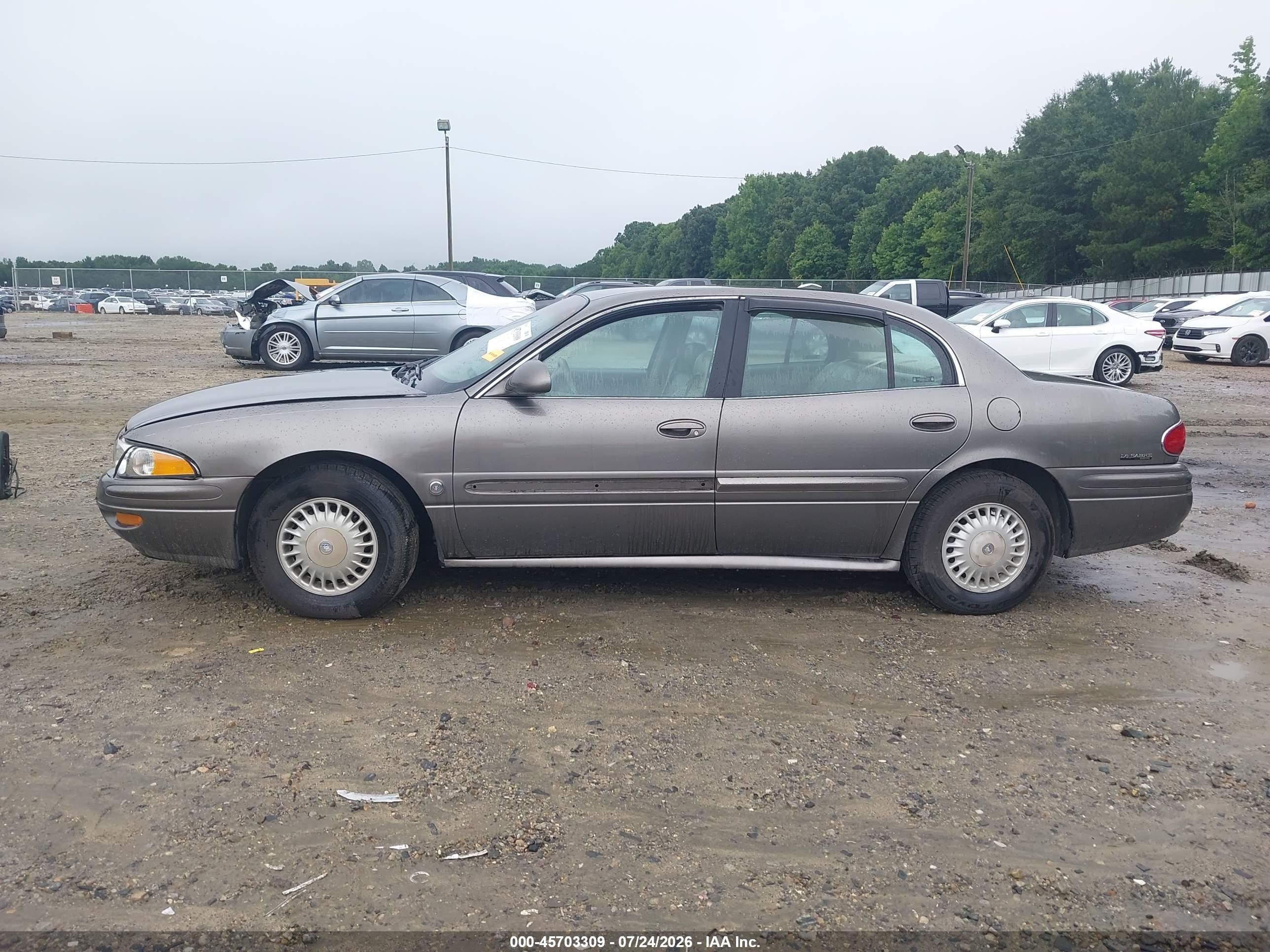 2001 Buick Lesabre Custom Gray vin: 1G4HP54K714287690