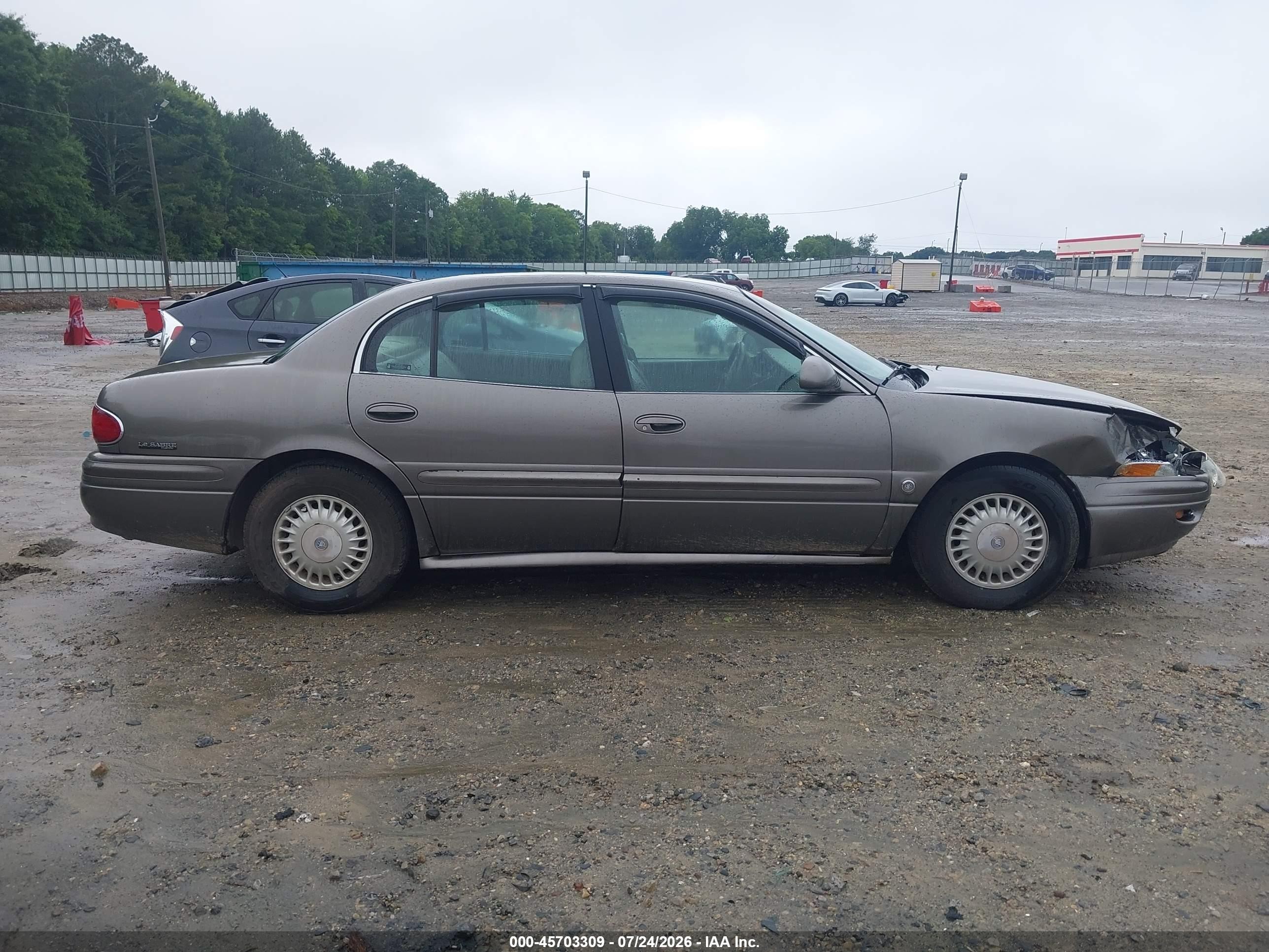 2001 Buick Lesabre Custom Gray vin: 1G4HP54K714287690