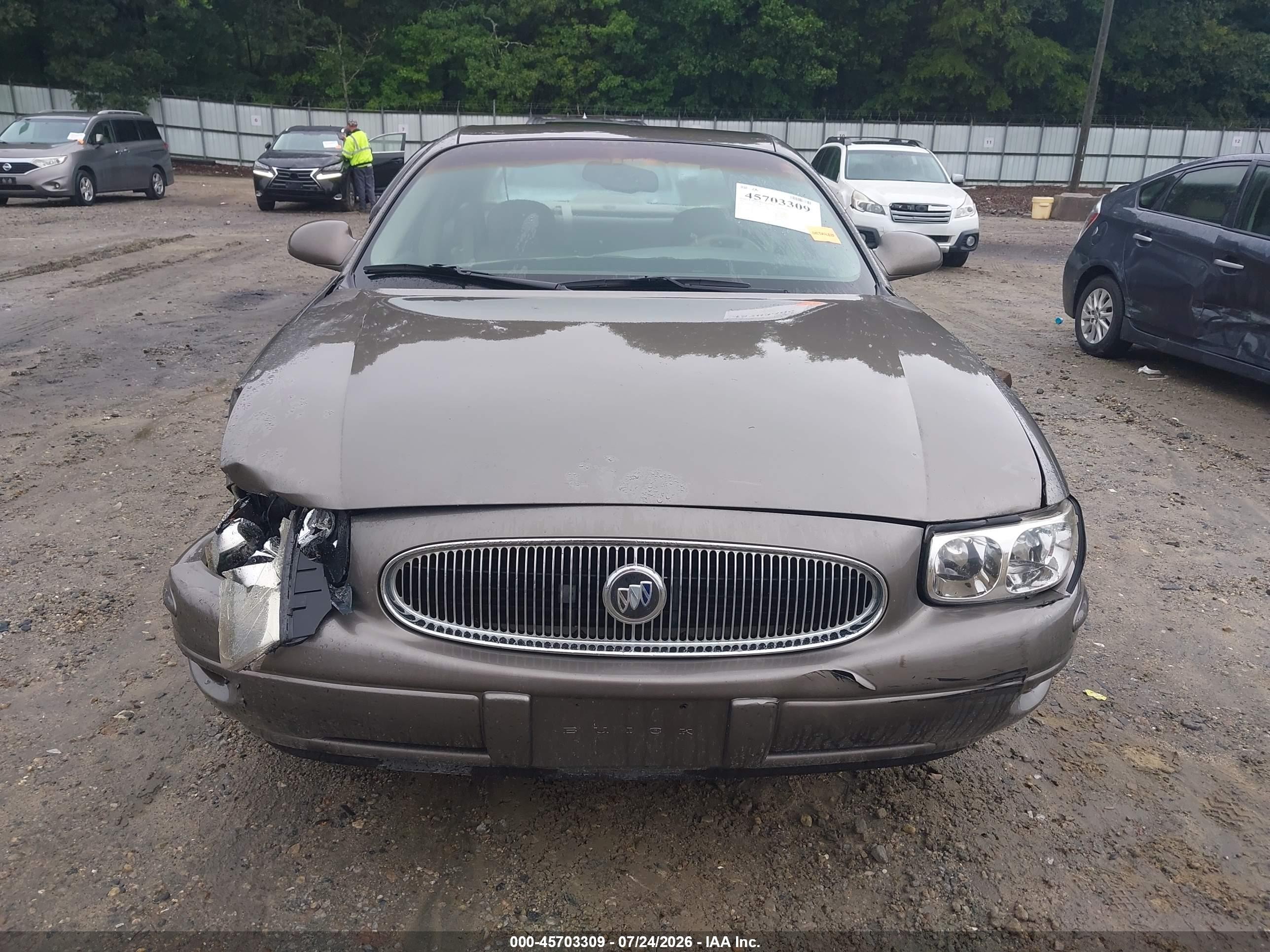 2001 Buick Lesabre Custom Gray vin: 1G4HP54K714287690