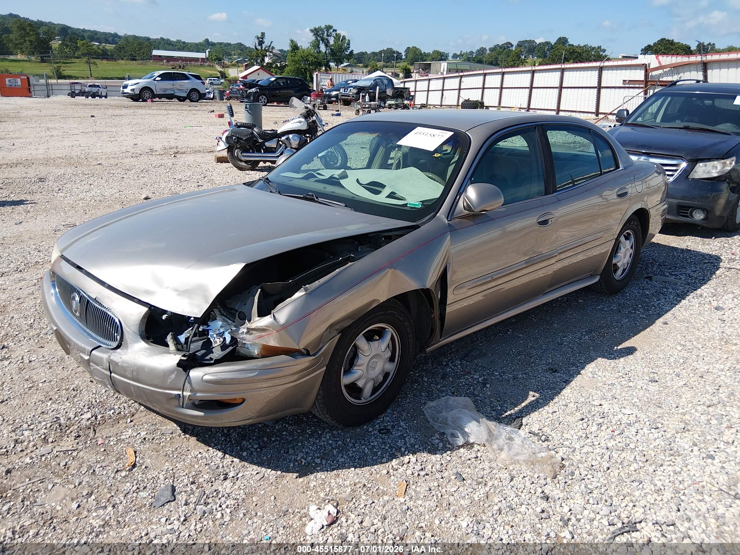 2001 Buick Lesabre Custom Gold vin: 1G4HP54K714296471