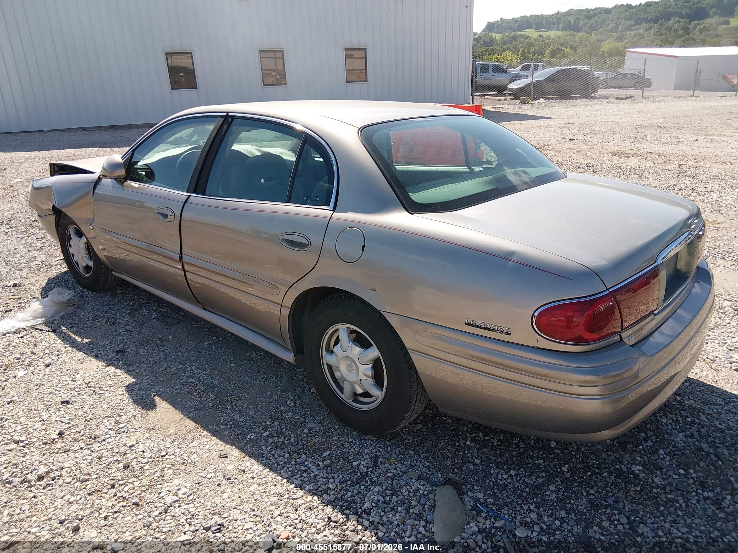 2001 Buick Lesabre Custom Gold vin: 1G4HP54K714296471