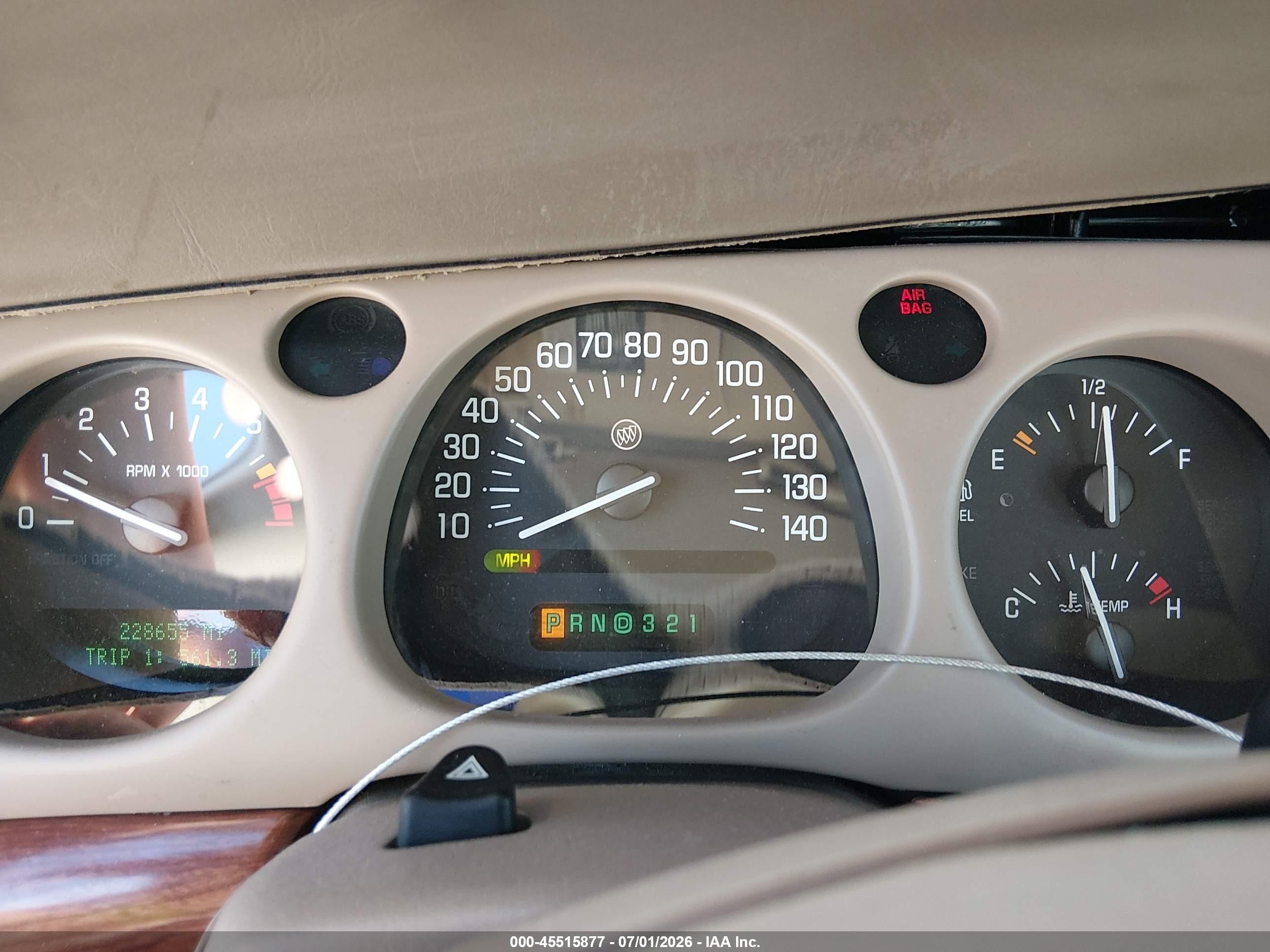 2001 Buick Lesabre Custom Gold vin: 1G4HP54K714296471
