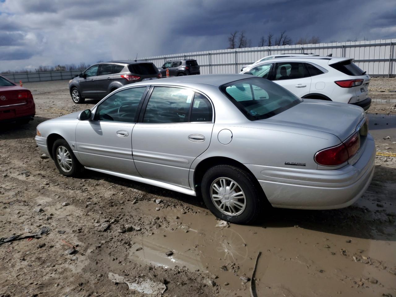2002 Buick Lesabre Custom Silver vin: 1G4HP54K724144529
