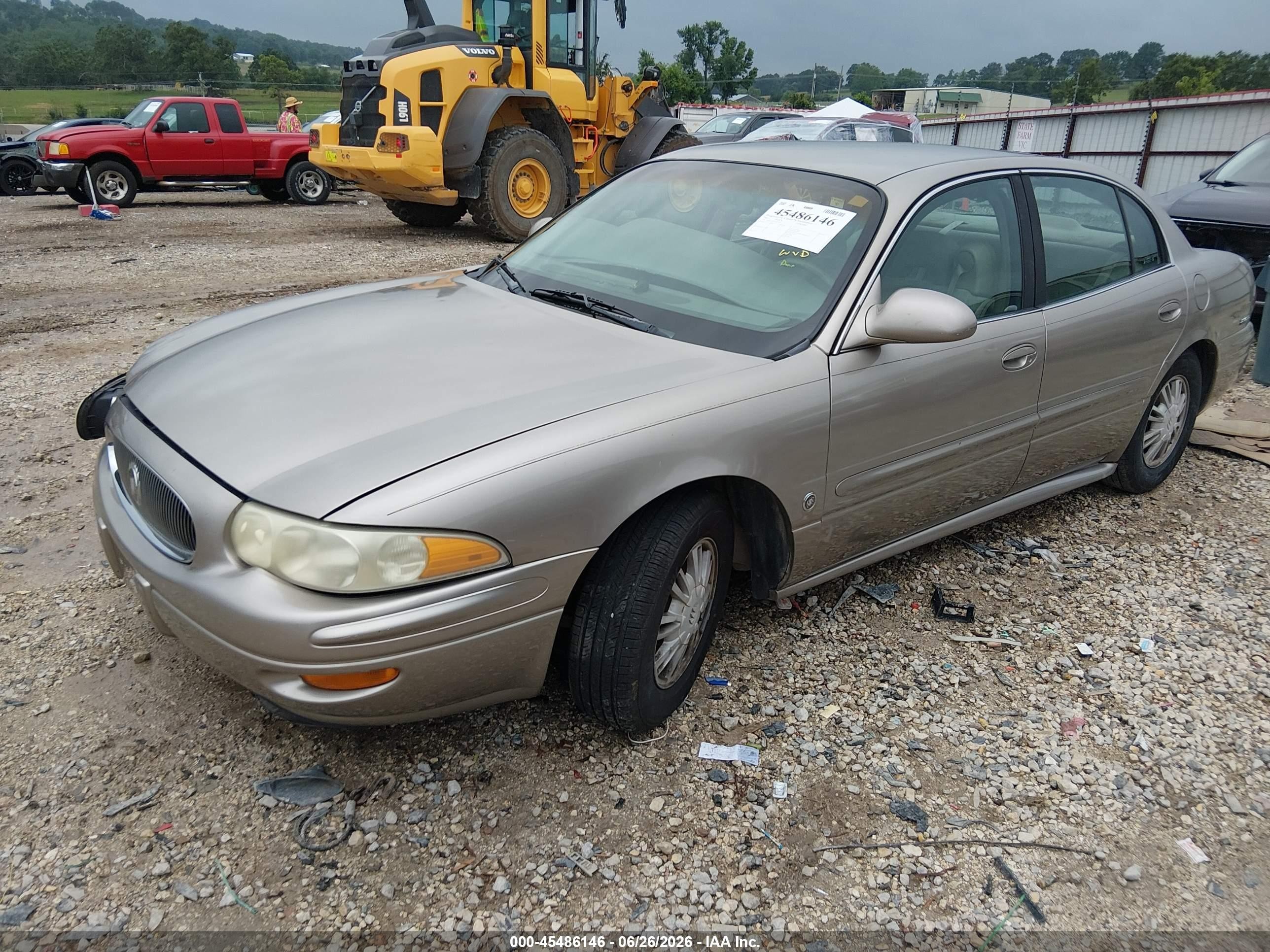 2002 Buick Lesabre Custom Золотой vin: 1G4HP54K724211985