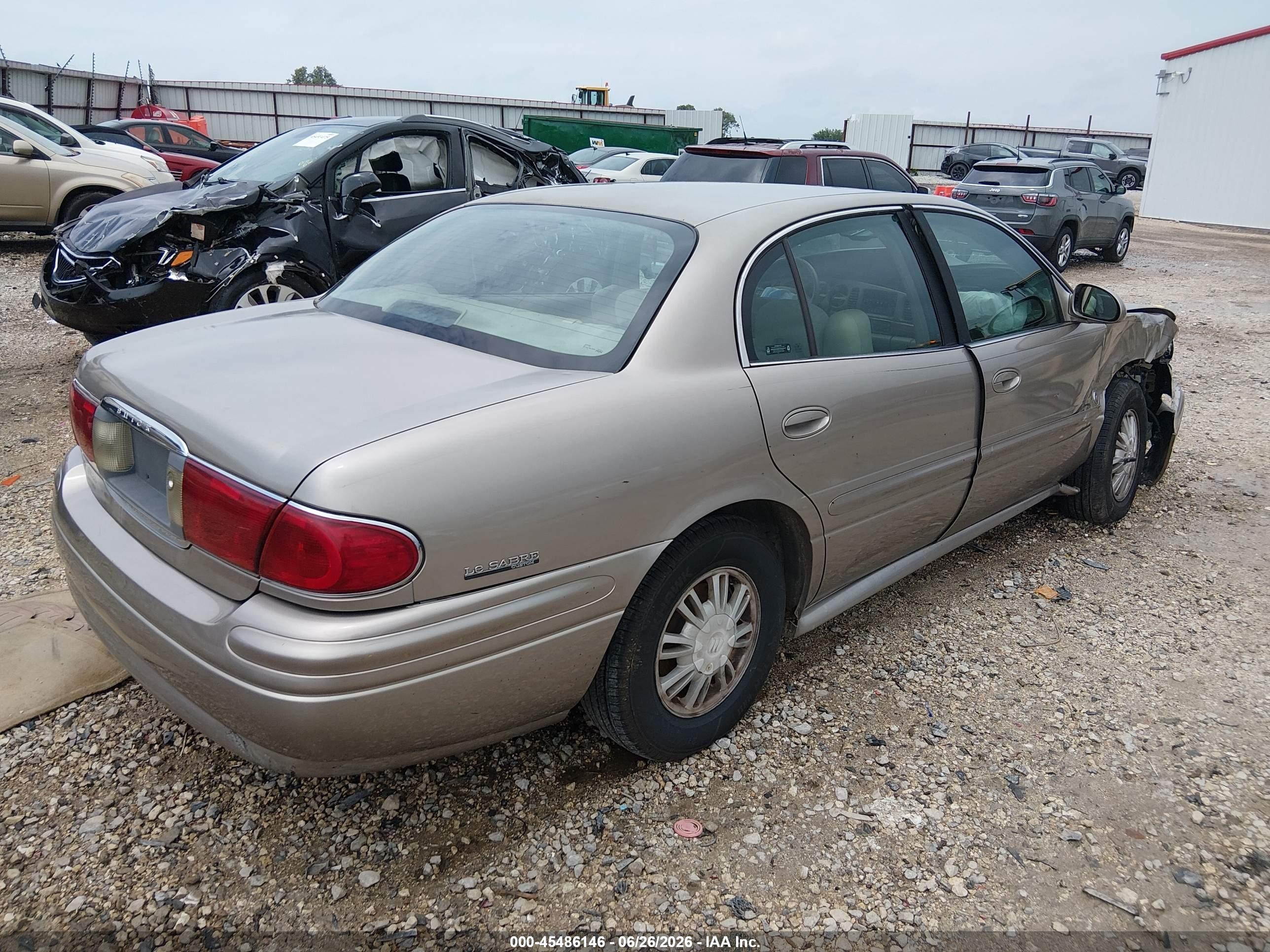2002 Buick Lesabre Custom Золотой vin: 1G4HP54K724211985