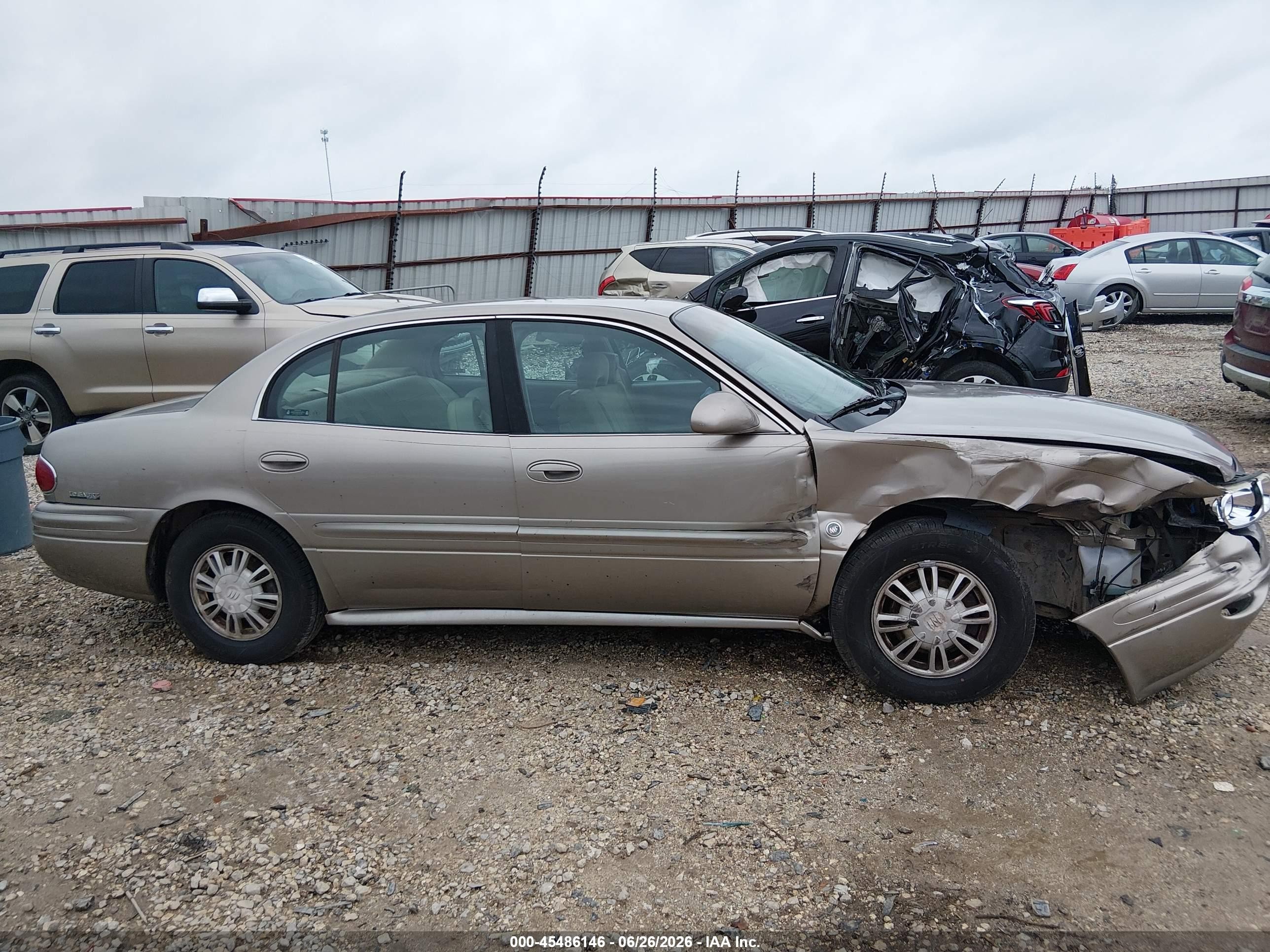 2002 Buick Lesabre Custom Золотой vin: 1G4HP54K724211985