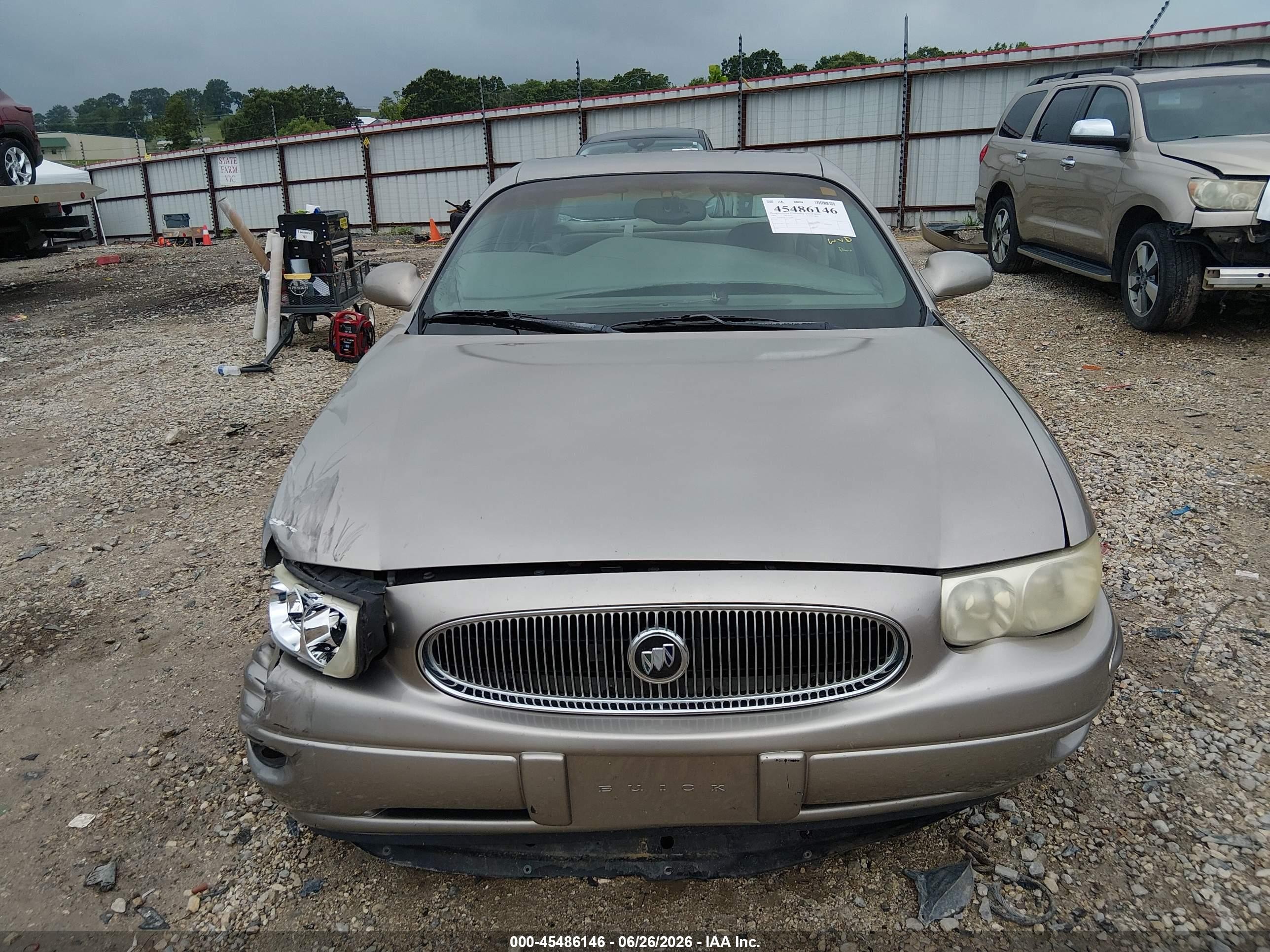 2002 Buick Lesabre Custom Золотой vin: 1G4HP54K724211985