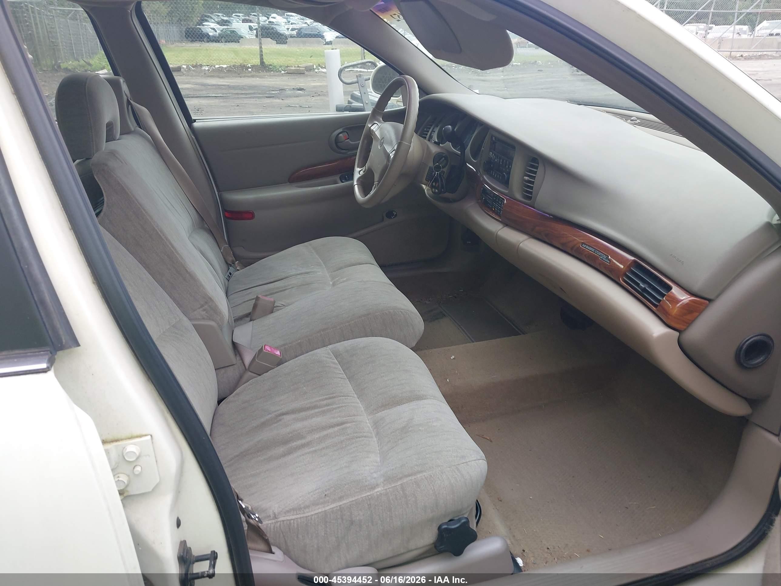 2002 Buick Lesabre Custom Белый vin: 1G4HP54K724239849