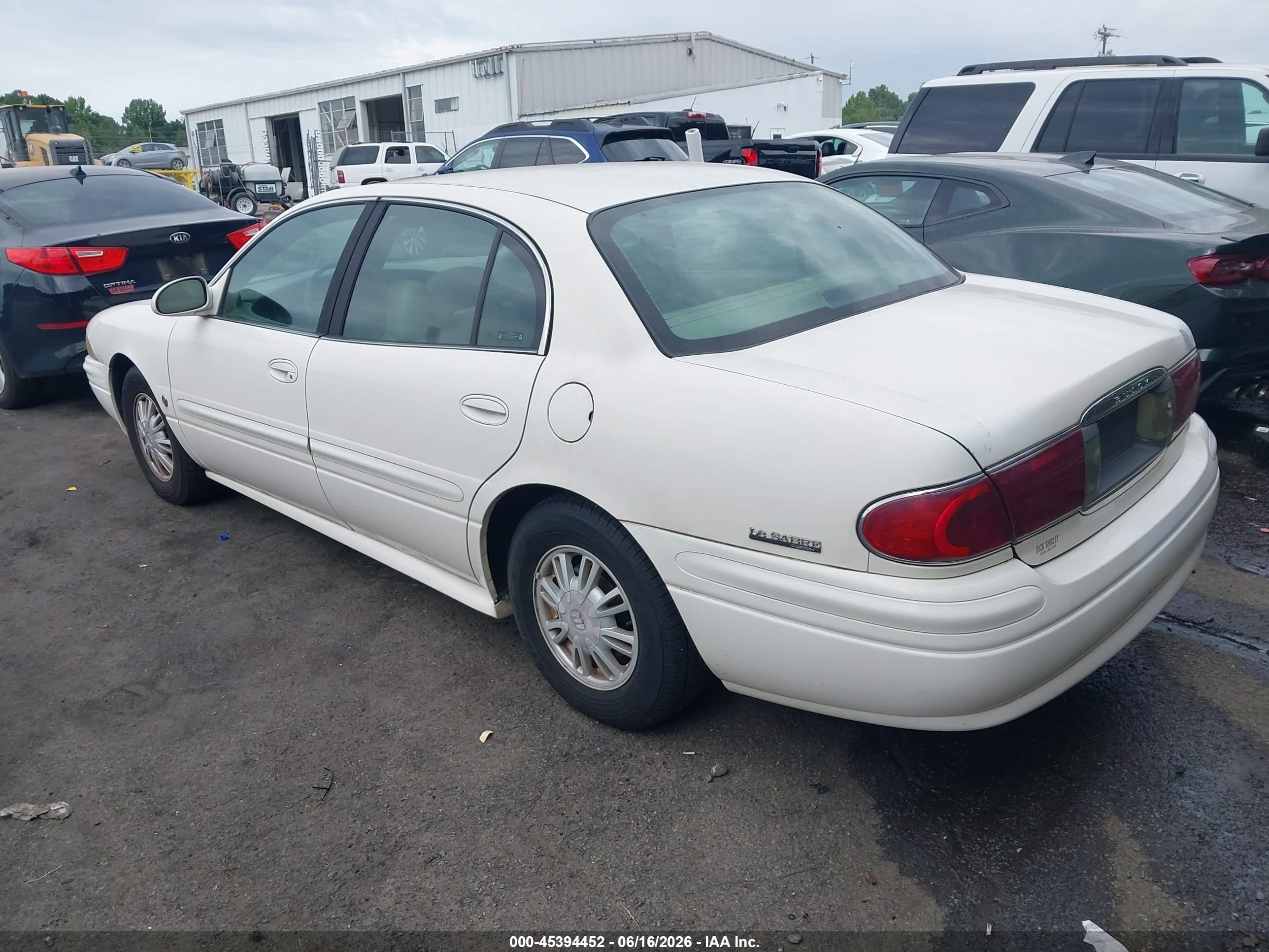 2002 Buick Lesabre Custom Белый vin: 1G4HP54K724239849