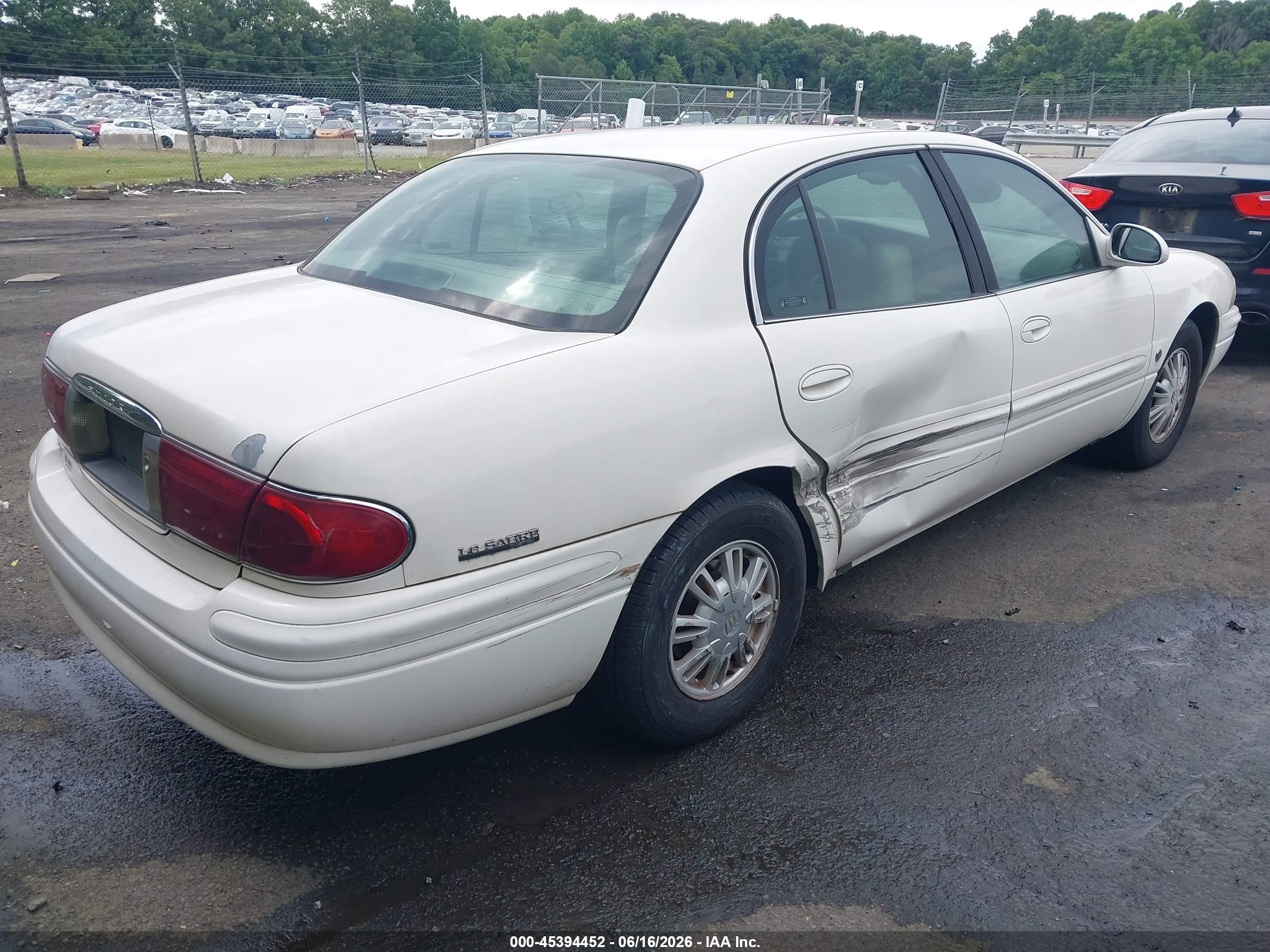 2002 Buick Lesabre Custom Белый vin: 1G4HP54K724239849