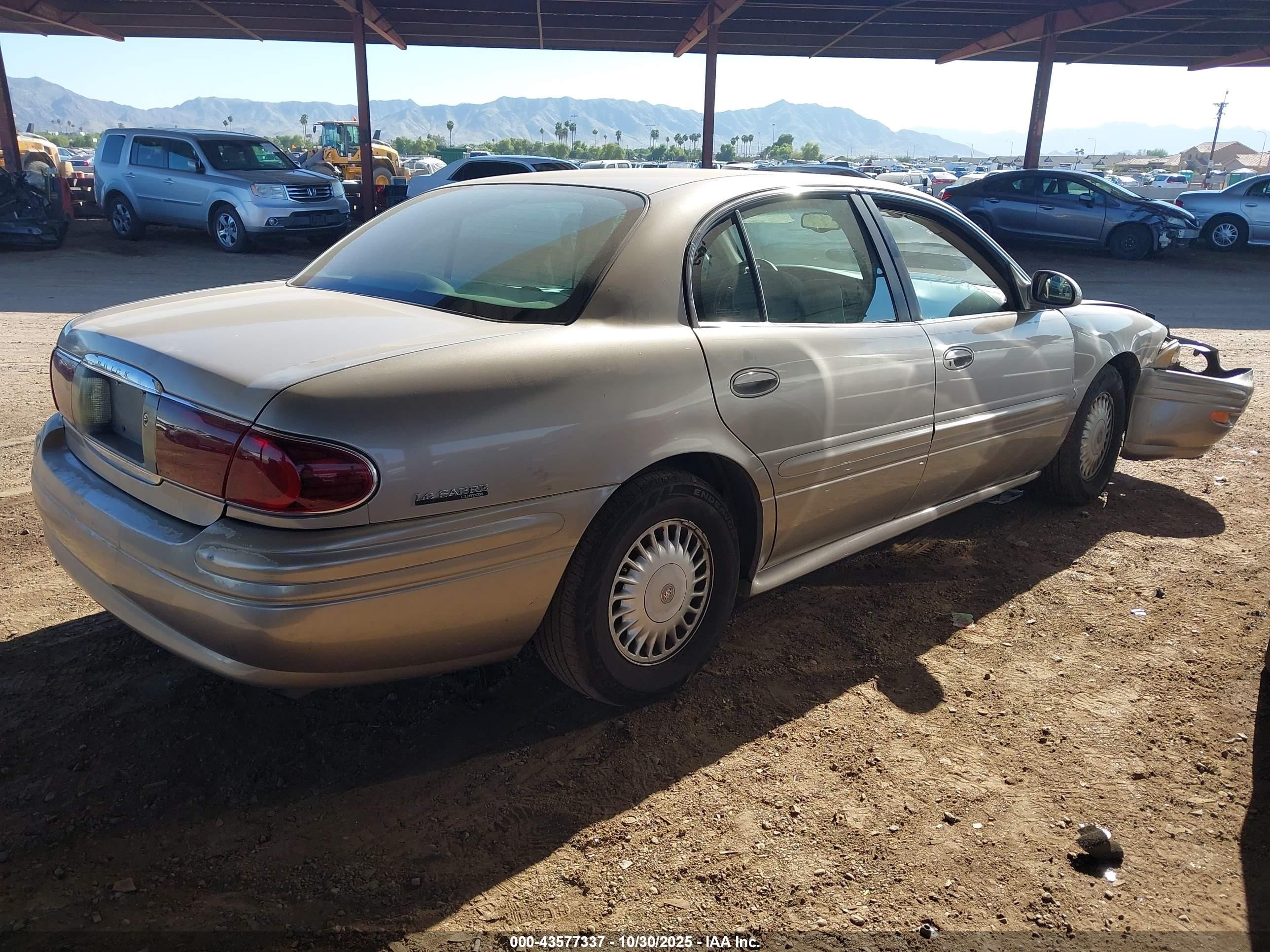 2000 Buick Lesabre Custom Beige vin: 1G4HP54K7Y4219075